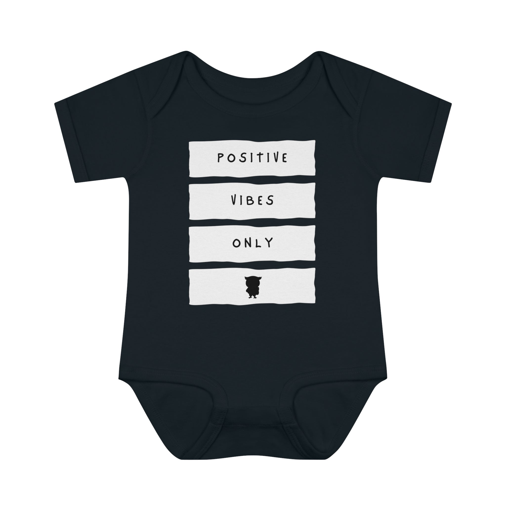 Positive Vibes Only - Body côtelé pour nourrissons et bébés