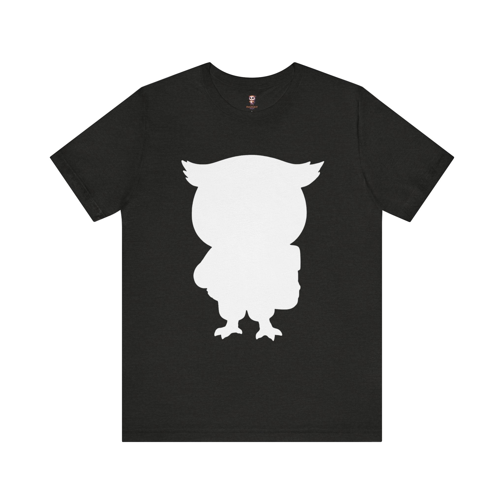 Silhouette Owl - Tee-shirt à manches courtes en jersey unisexe