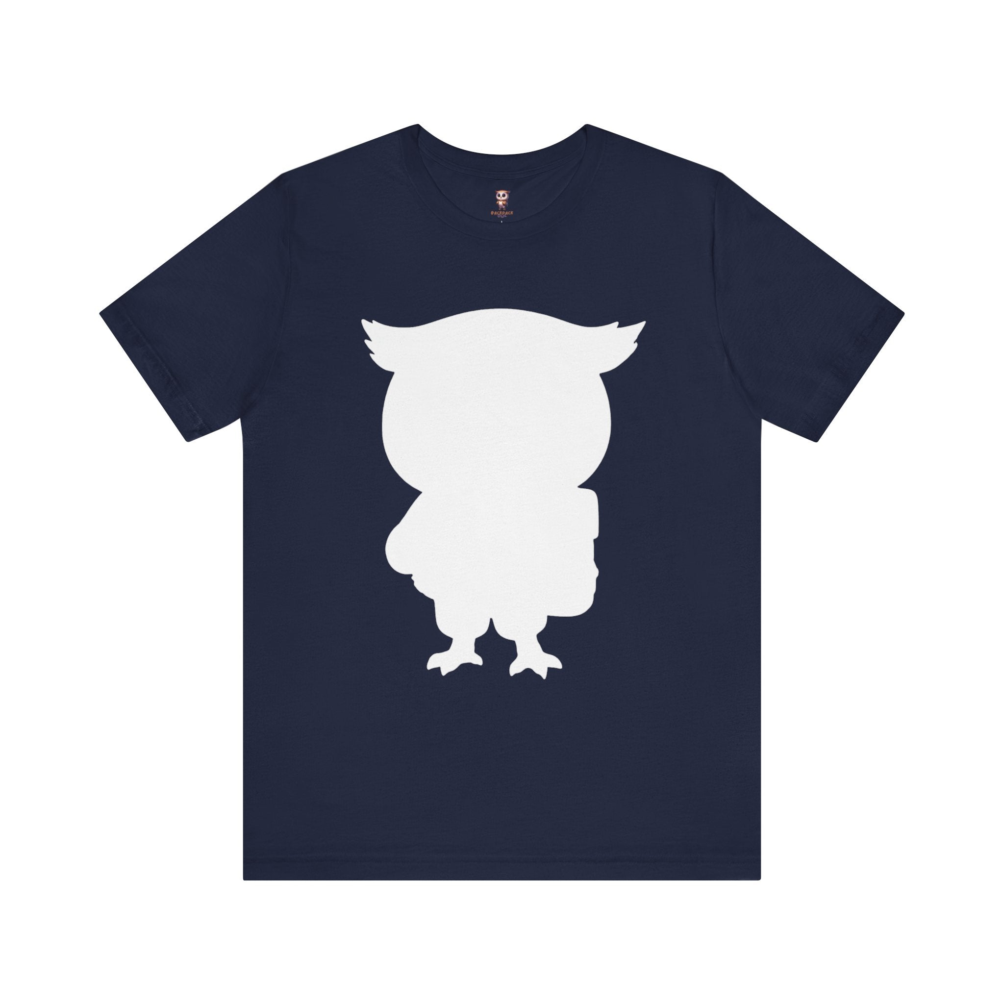 Silhouette Owl - Tee-shirt à manches courtes en jersey unisexe