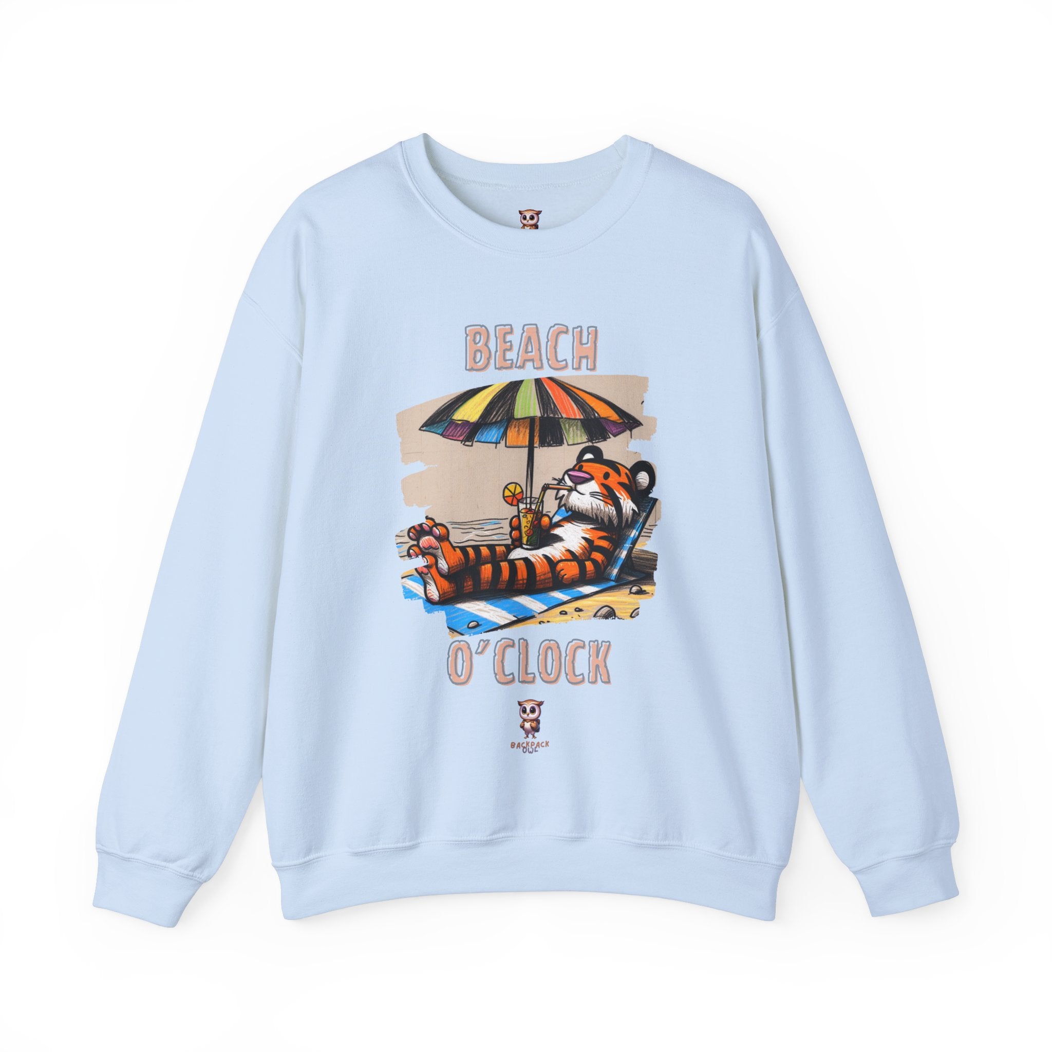 Beach O'Clock - Sweat-shirt unisexe à col rond Heavy Blend™