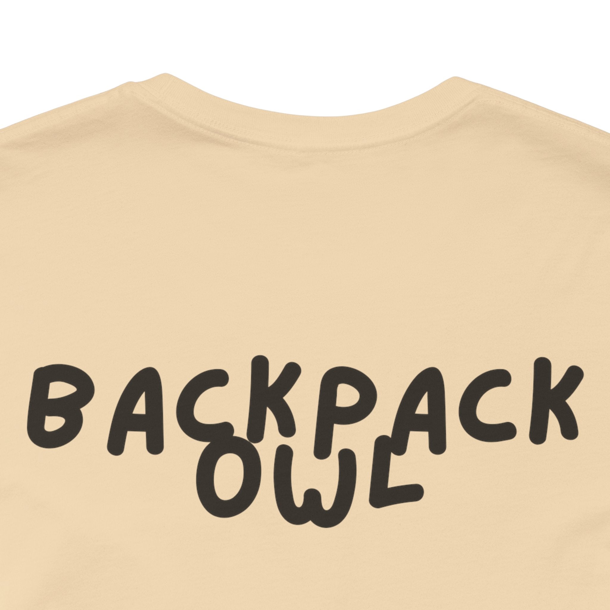 Silhouette Owl - Tee-shirt à manches courtes en jersey unisexe