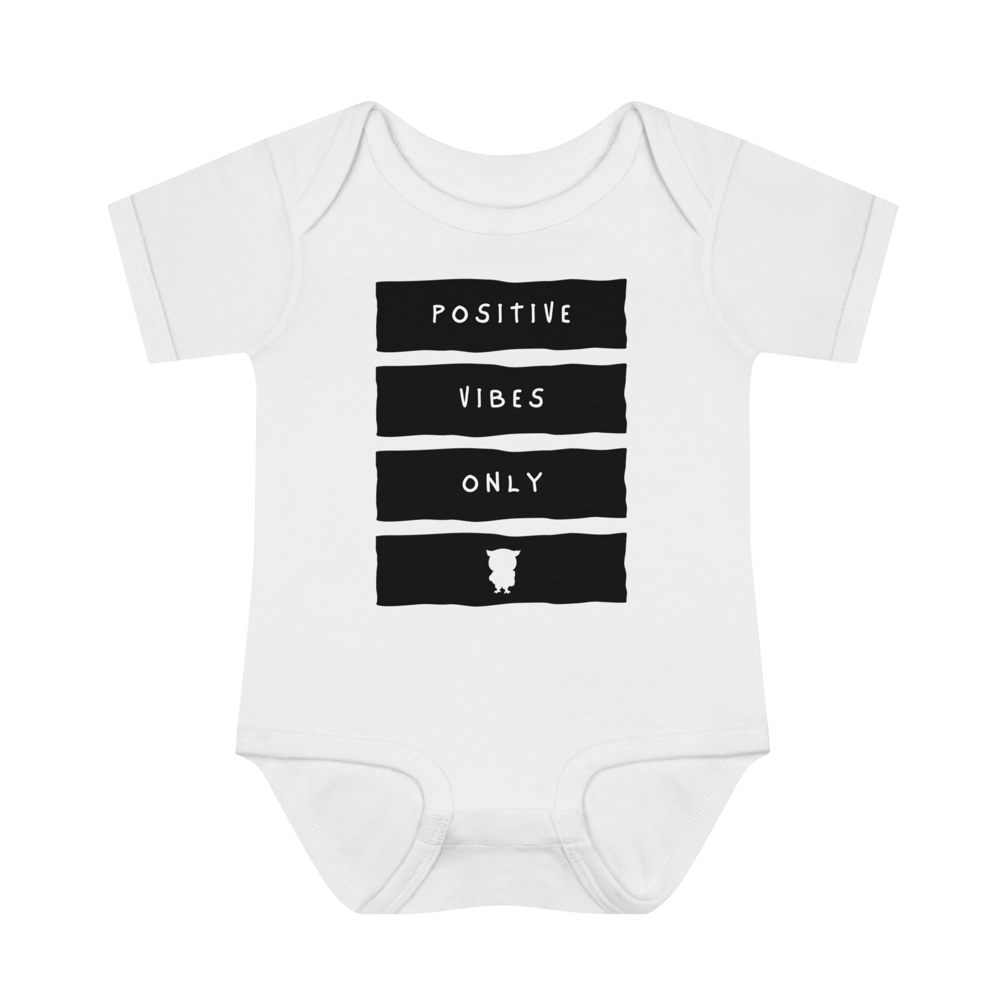 Positive Vibes Only - Body côtelé pour nourrissons et bébés