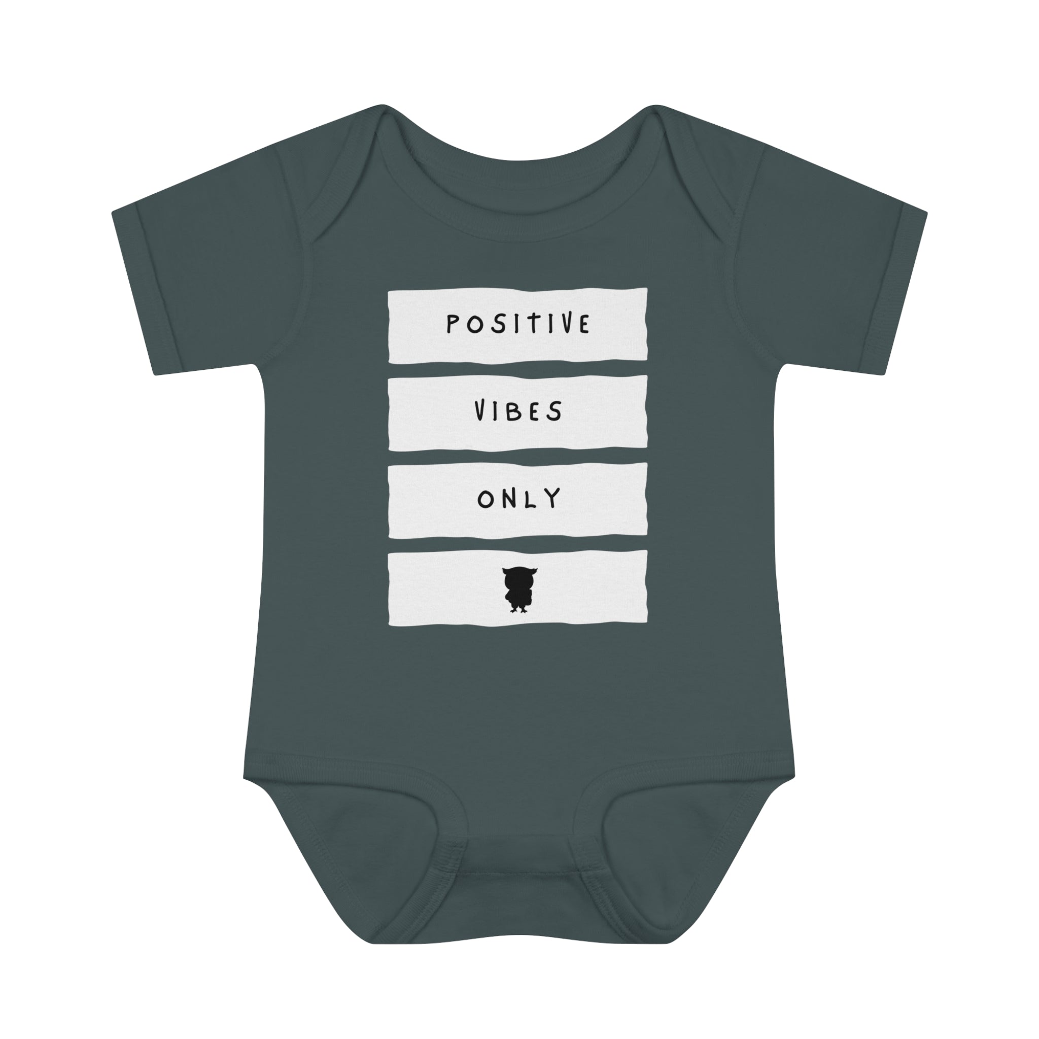 Positive Vibes Only - Body côtelé pour nourrissons et bébés