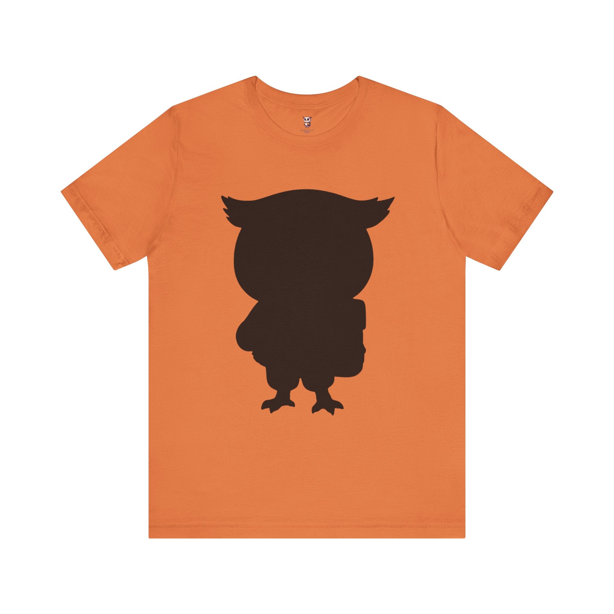 Silhouette Owl - Tee-shirt à manches courtes en jersey unisexe
