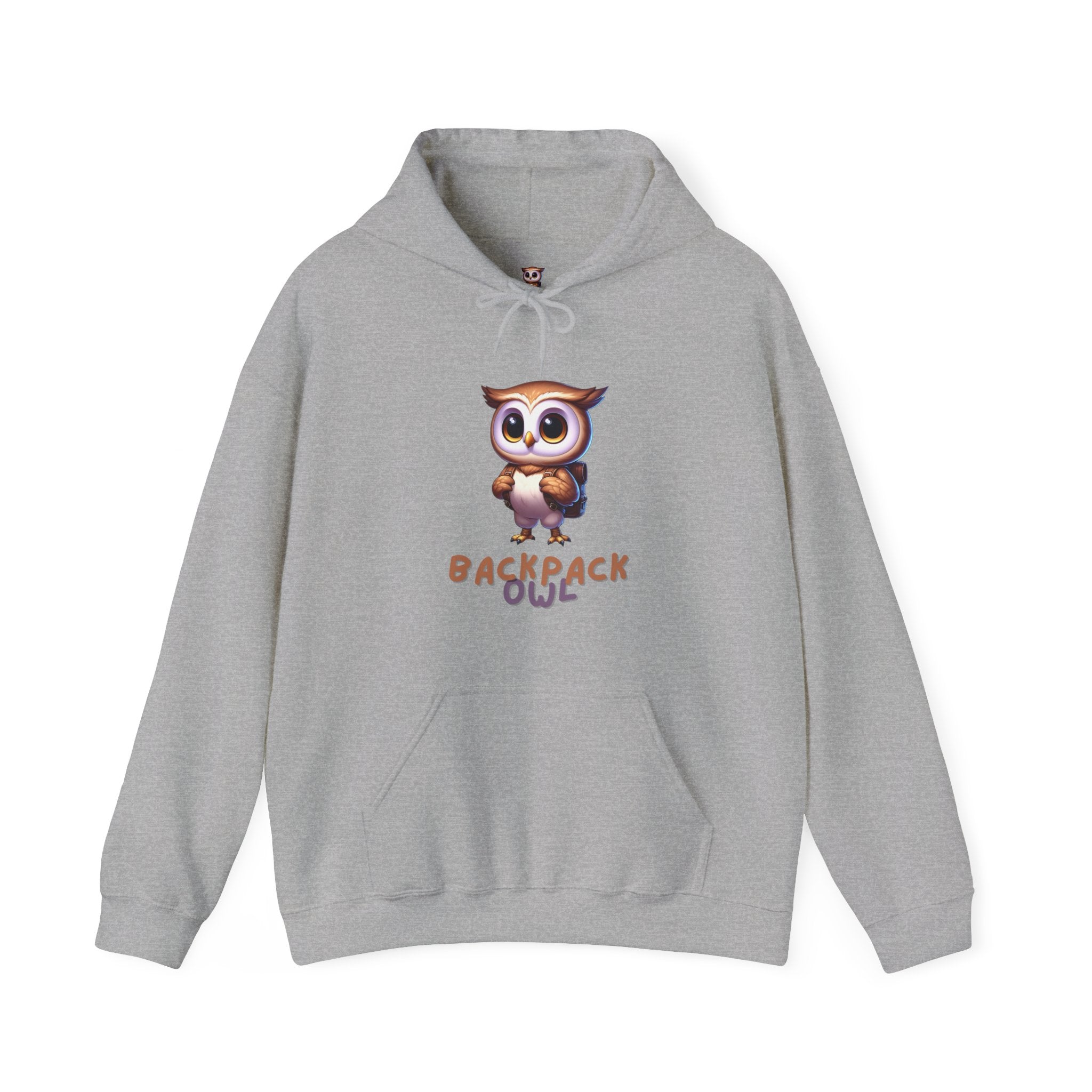 Sweat-shirt à capuche Original Simple Backpack Owl Unisex Heavy Blend™