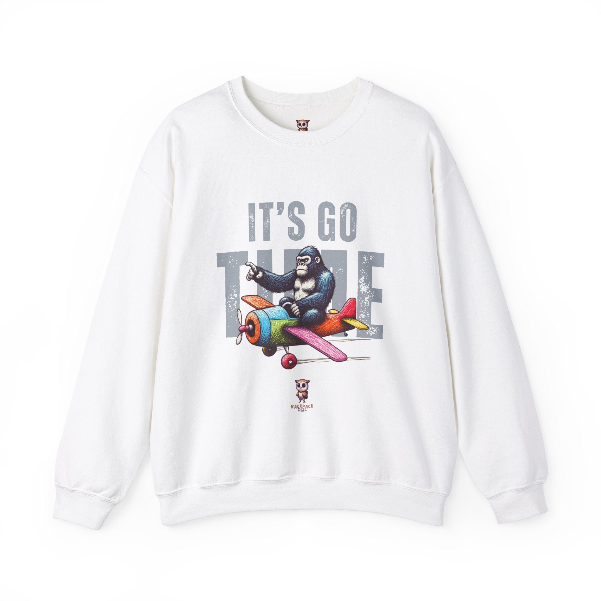 C’est l’heure - Sweat-shirt unisexe Heavy Blend™ Crewneck