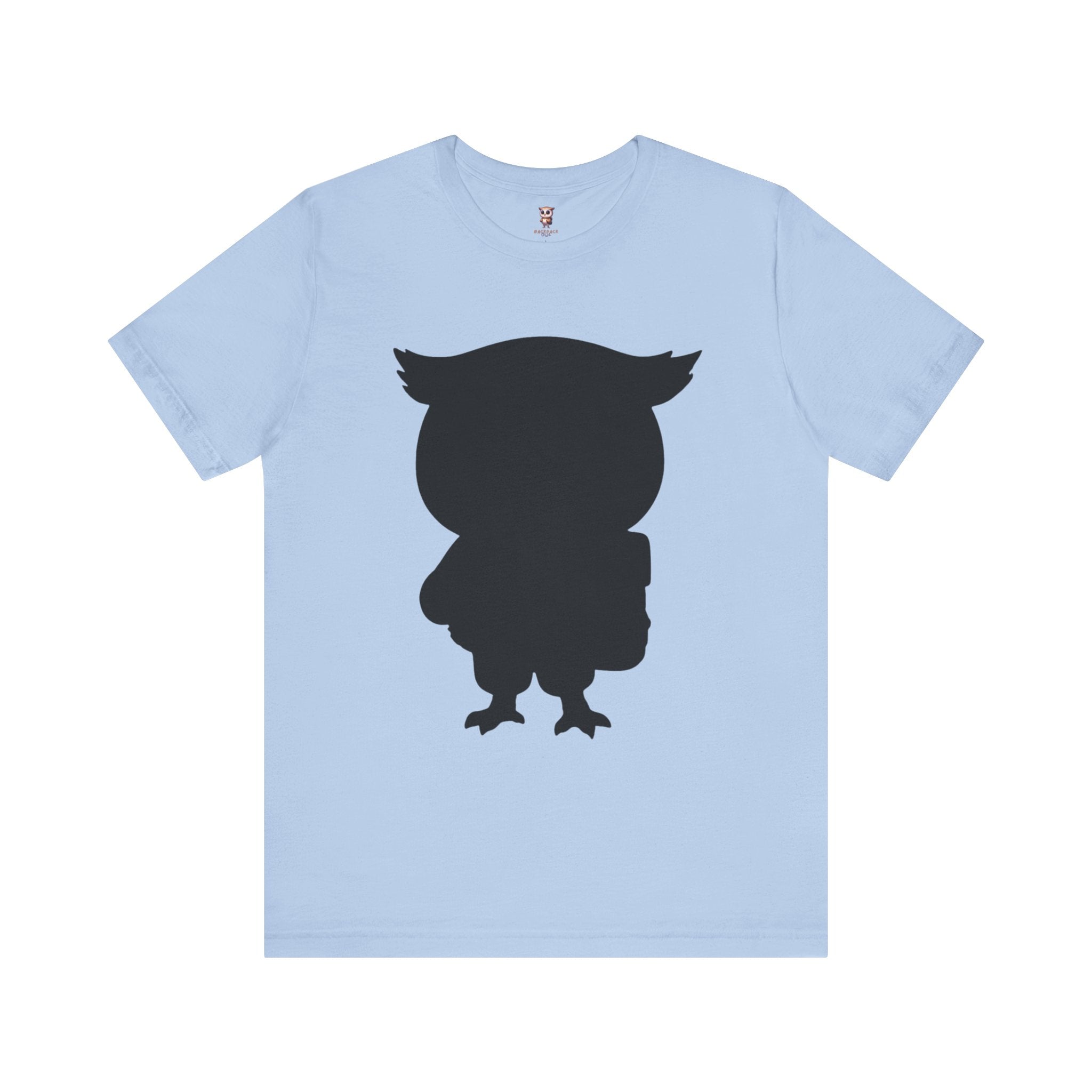 Silhouette Owl - Tee-shirt à manches courtes en jersey unisexe
