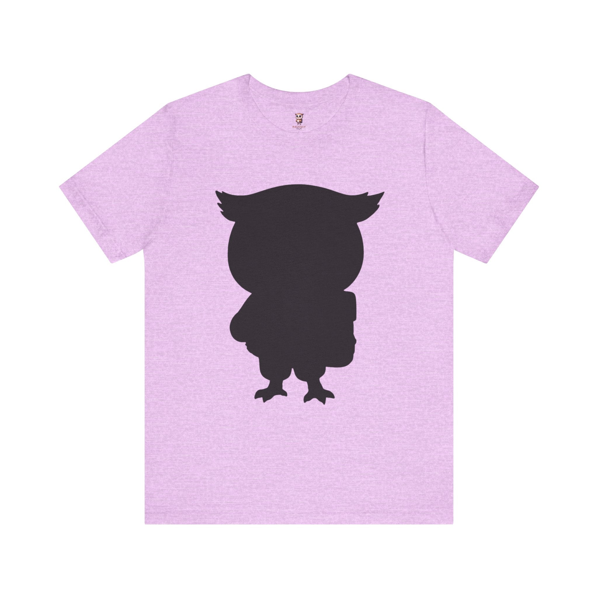 Silhouette Owl - Tee-shirt à manches courtes en jersey unisexe