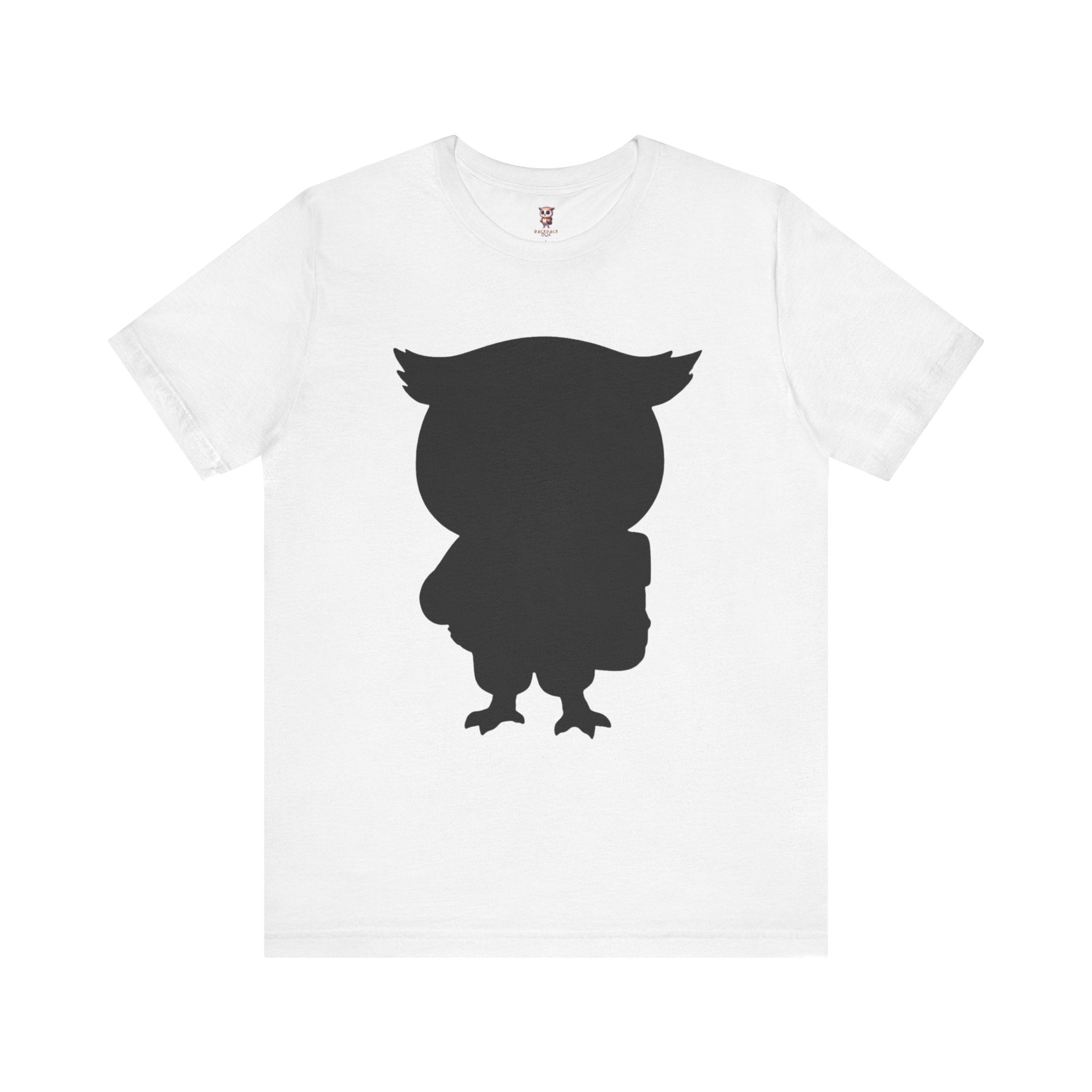 Silhouette Owl - Tee-shirt à manches courtes en jersey unisexe