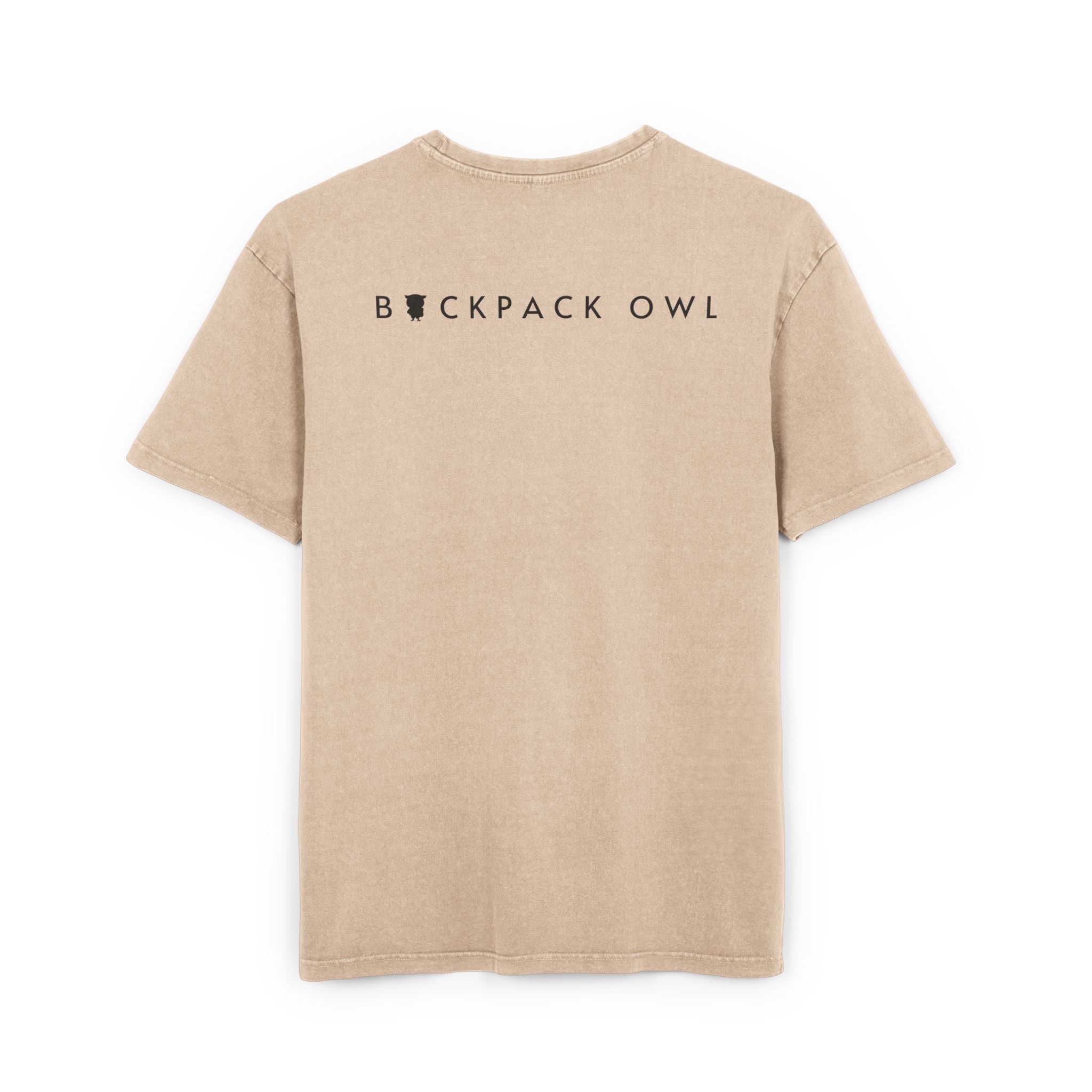 Backpack Owl UNBOTHERED Acid Washed Oversize Tee
