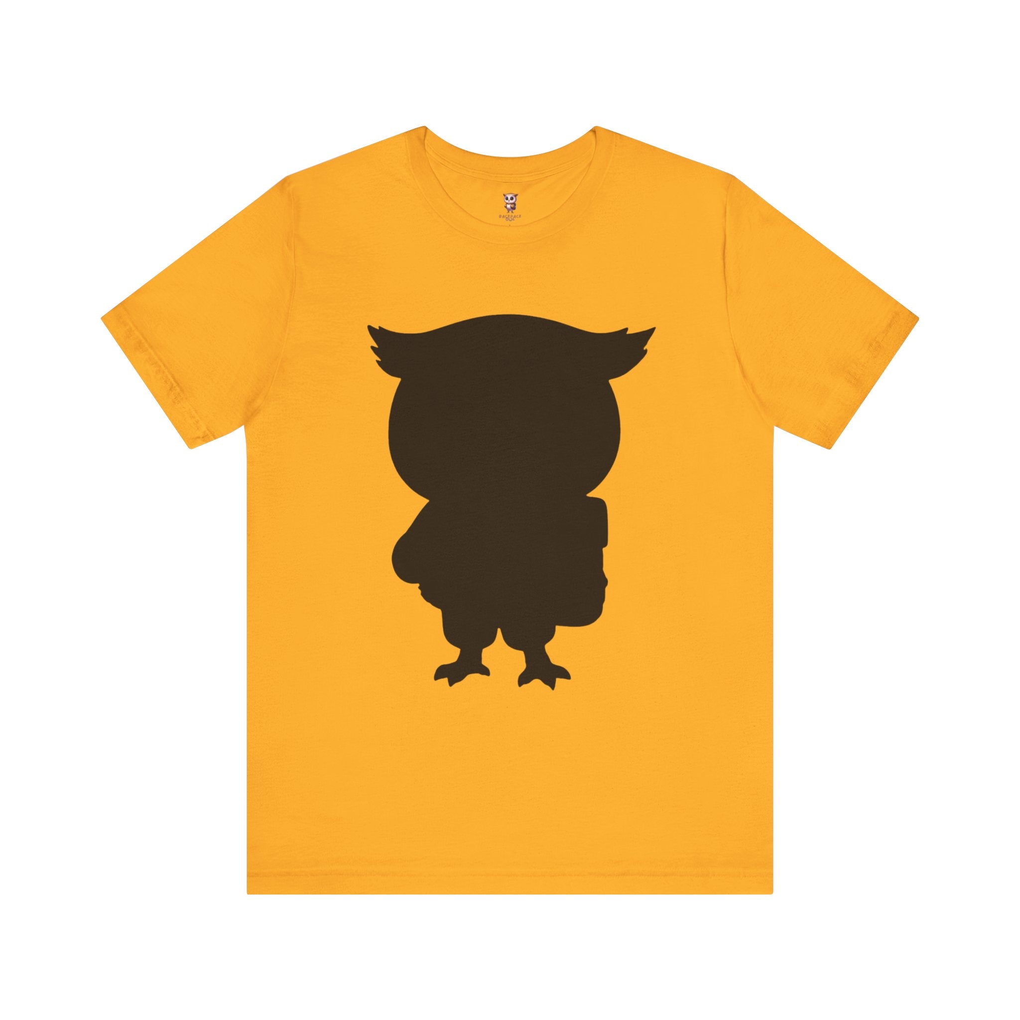 Silhouette Owl - Tee-shirt à manches courtes en jersey unisexe