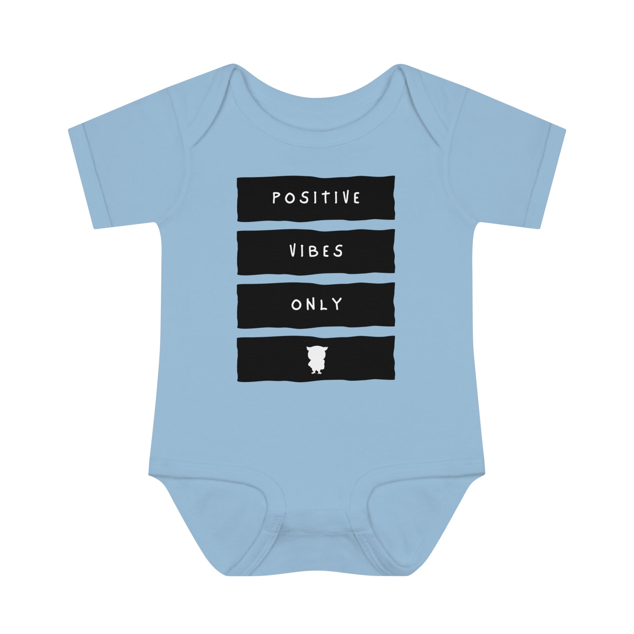 Positive Vibes Only - Body côtelé pour nourrissons et bébés