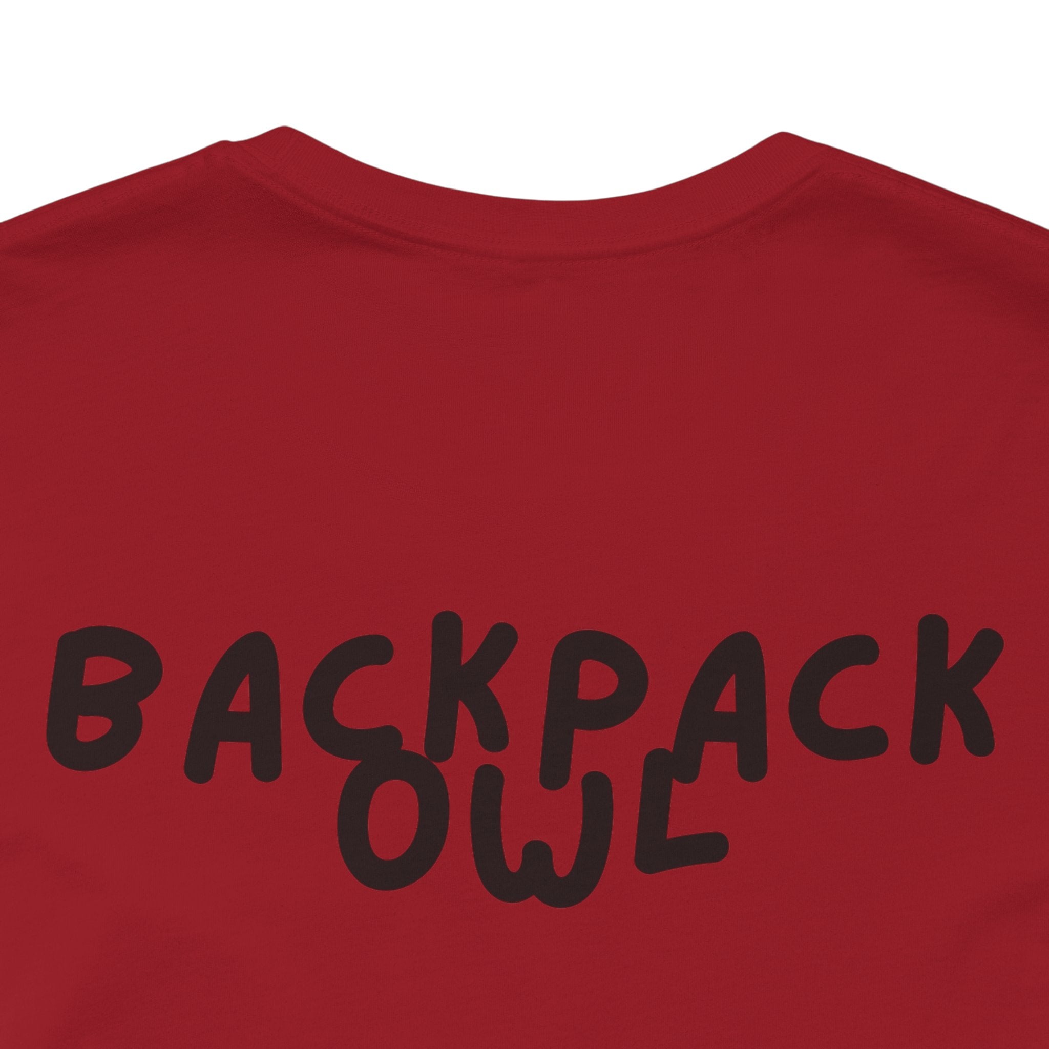 Silhouette Owl - Tee-shirt à manches courtes en jersey unisexe