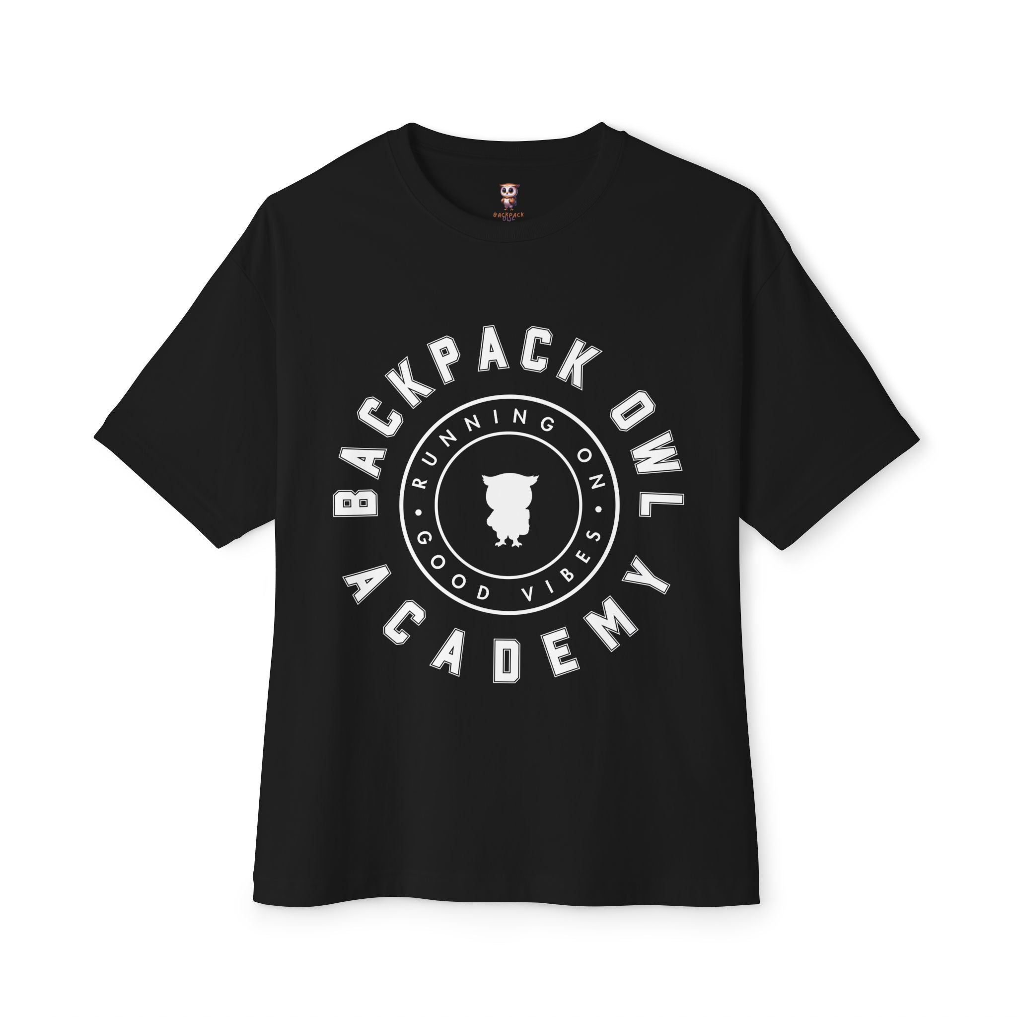 Backpack Owl Academy - Unisex Oversized Boxy Tee