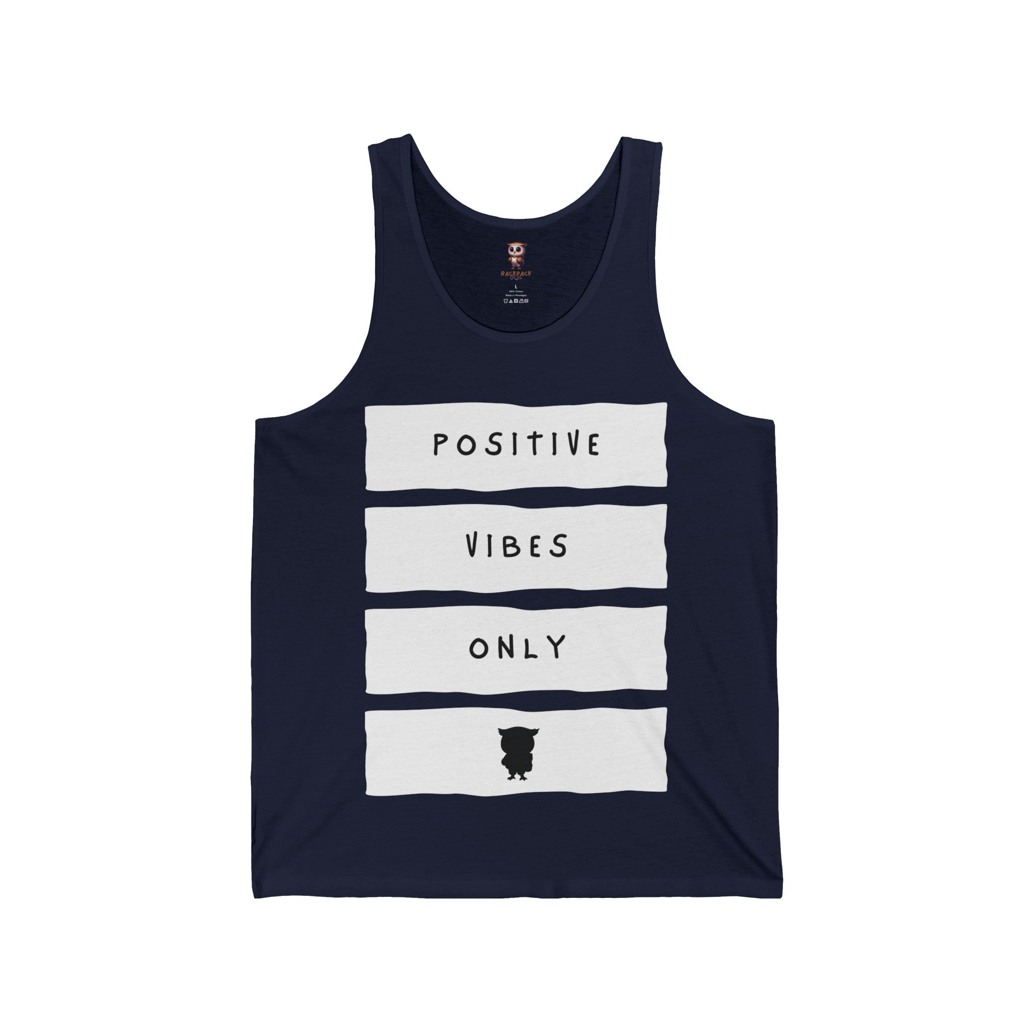 Vibes positives uniquement - Réservoir jersey unisexe