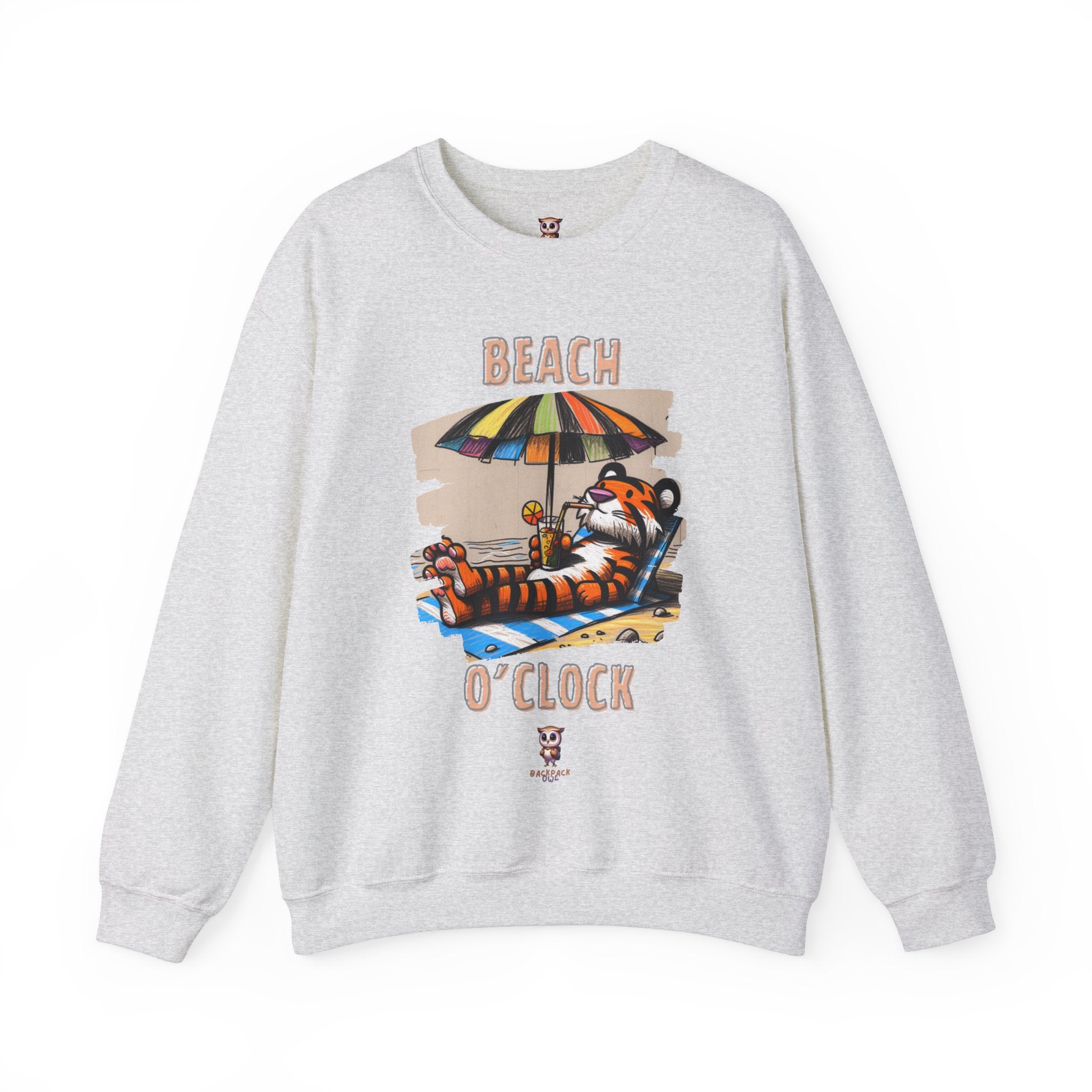 Beach O'Clock - Sweat-shirt unisexe à col rond Heavy Blend™