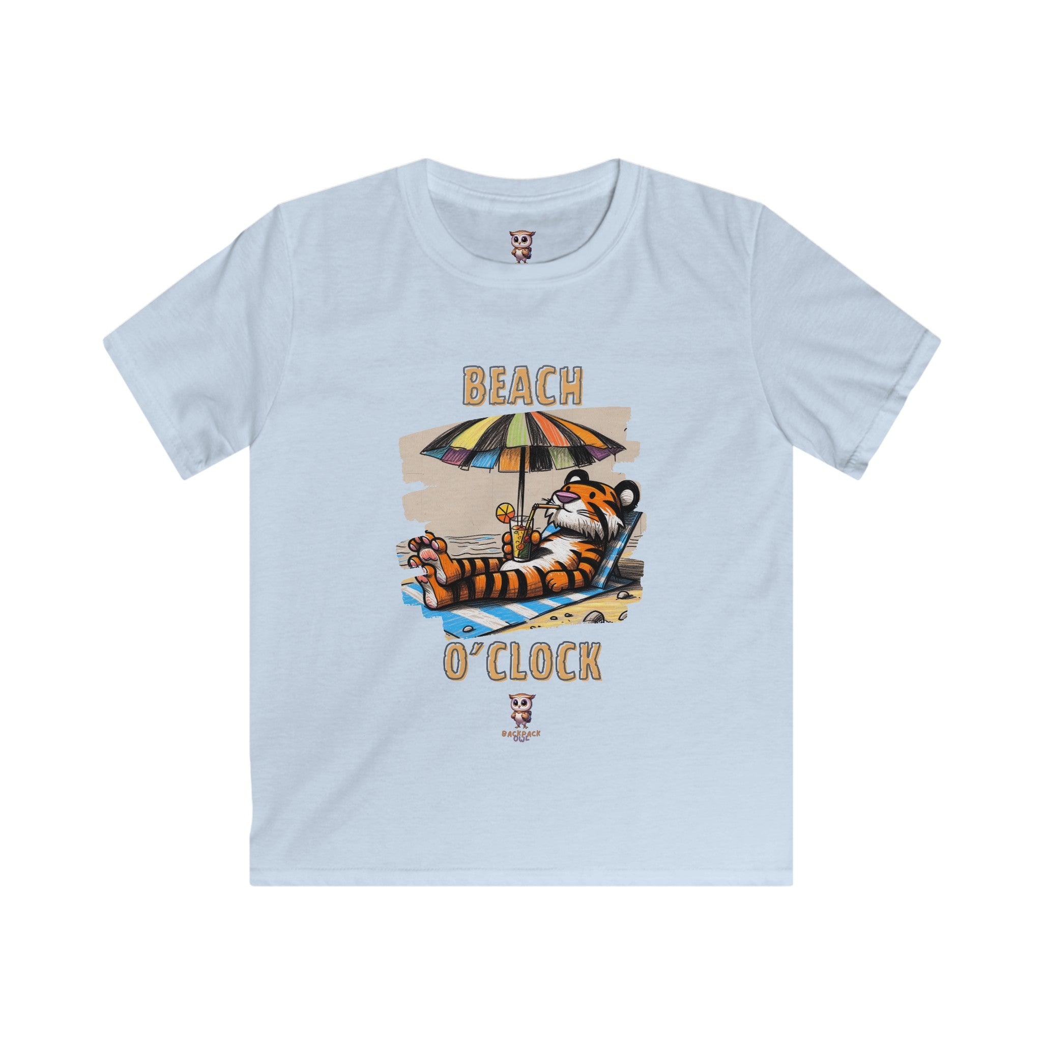 Beach O'Clock - Kids Softstyle Tee
