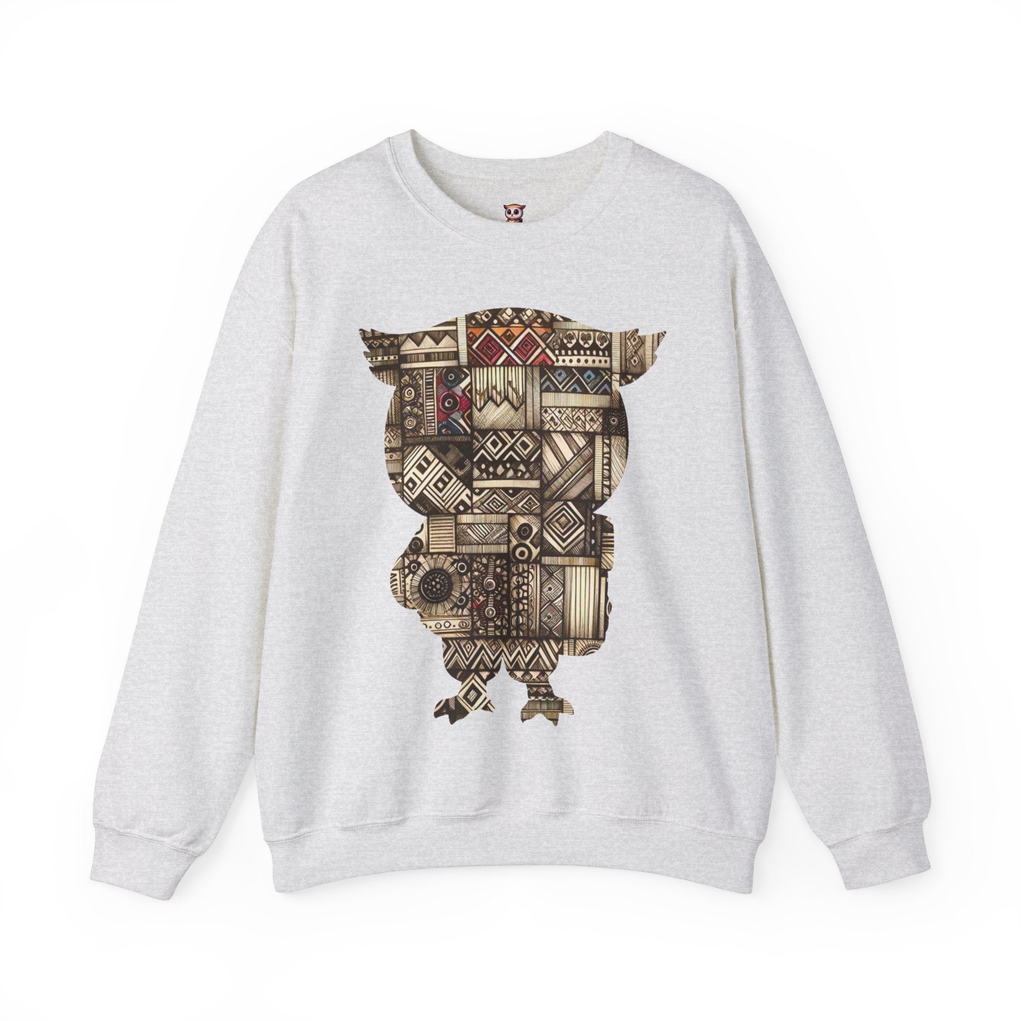 Hibou tribal en édition limitée - Sweat-shirt unisexe Crewneck Heavy Blend™