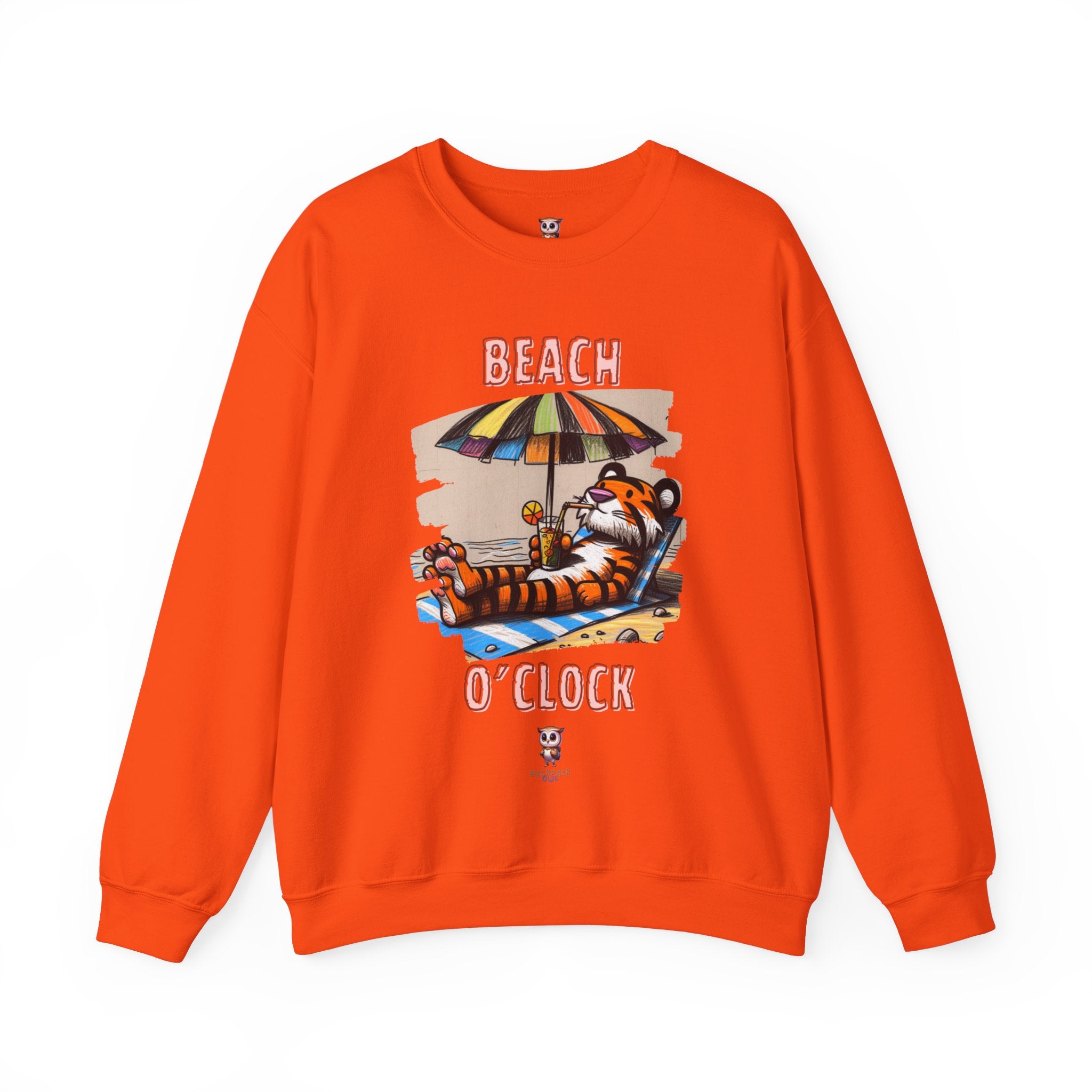 Beach O'Clock - Sweat-shirt unisexe à col rond Heavy Blend™