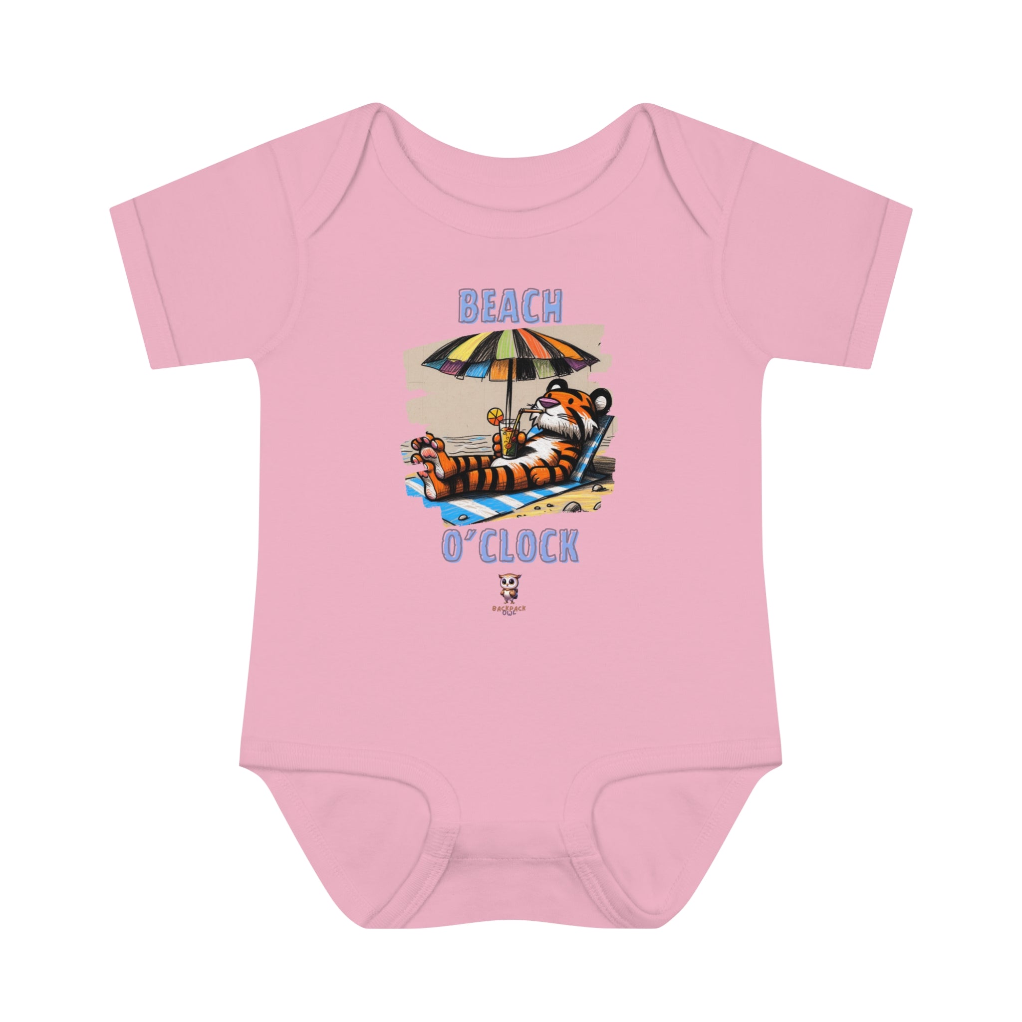 Beach O'Clock - Body côtelé pour nourrissons et bébés