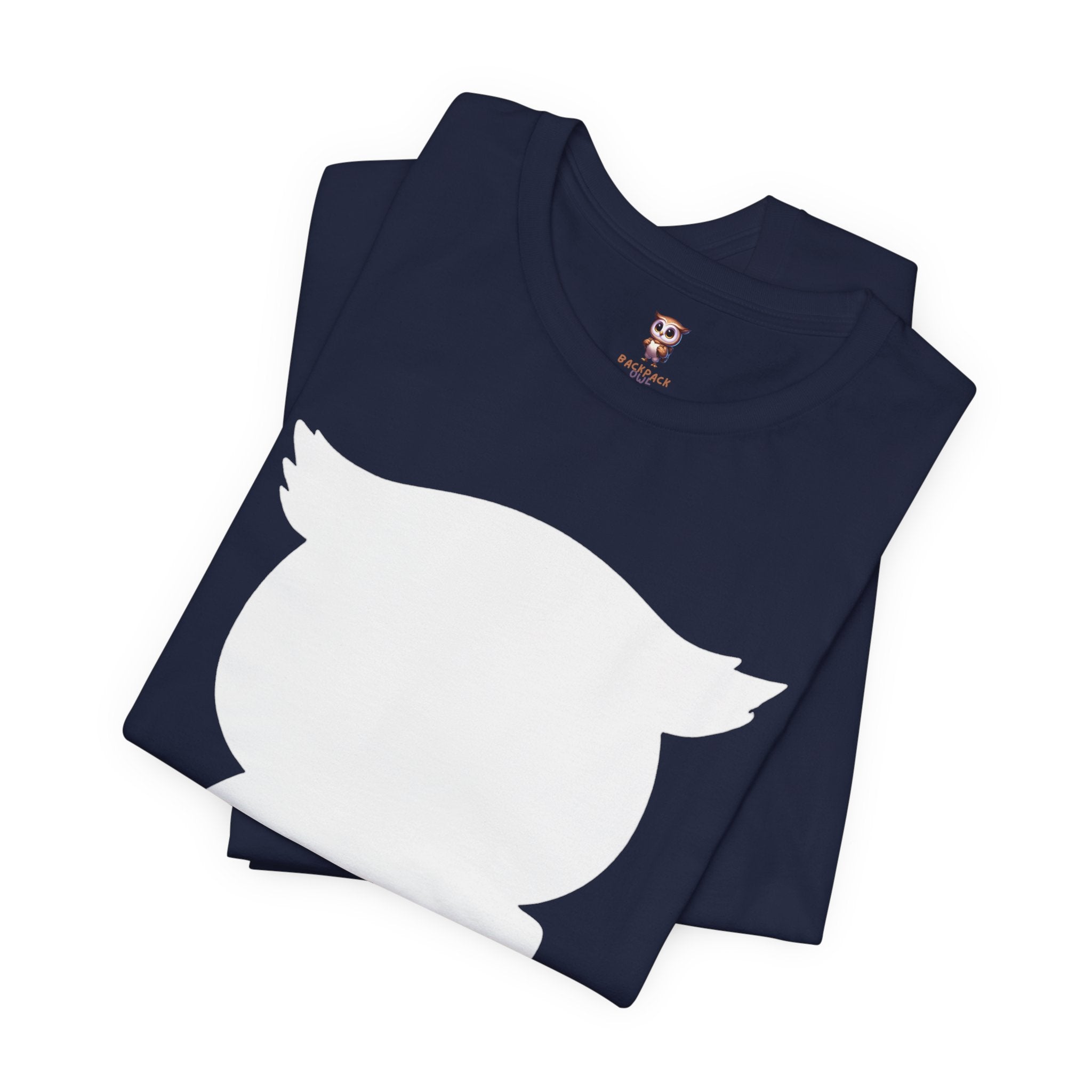 Silhouette Owl - Tee-shirt à manches courtes en jersey unisexe