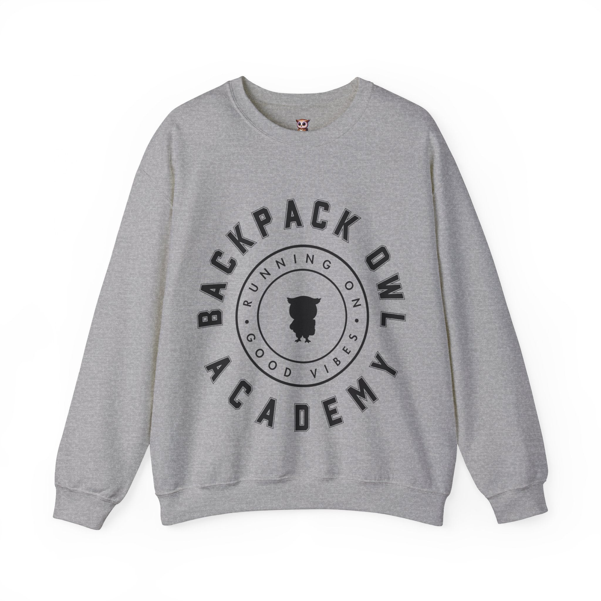 Backpack Owl Academy - Unisex Heavy Blend™ Crewneck Sweatshirt