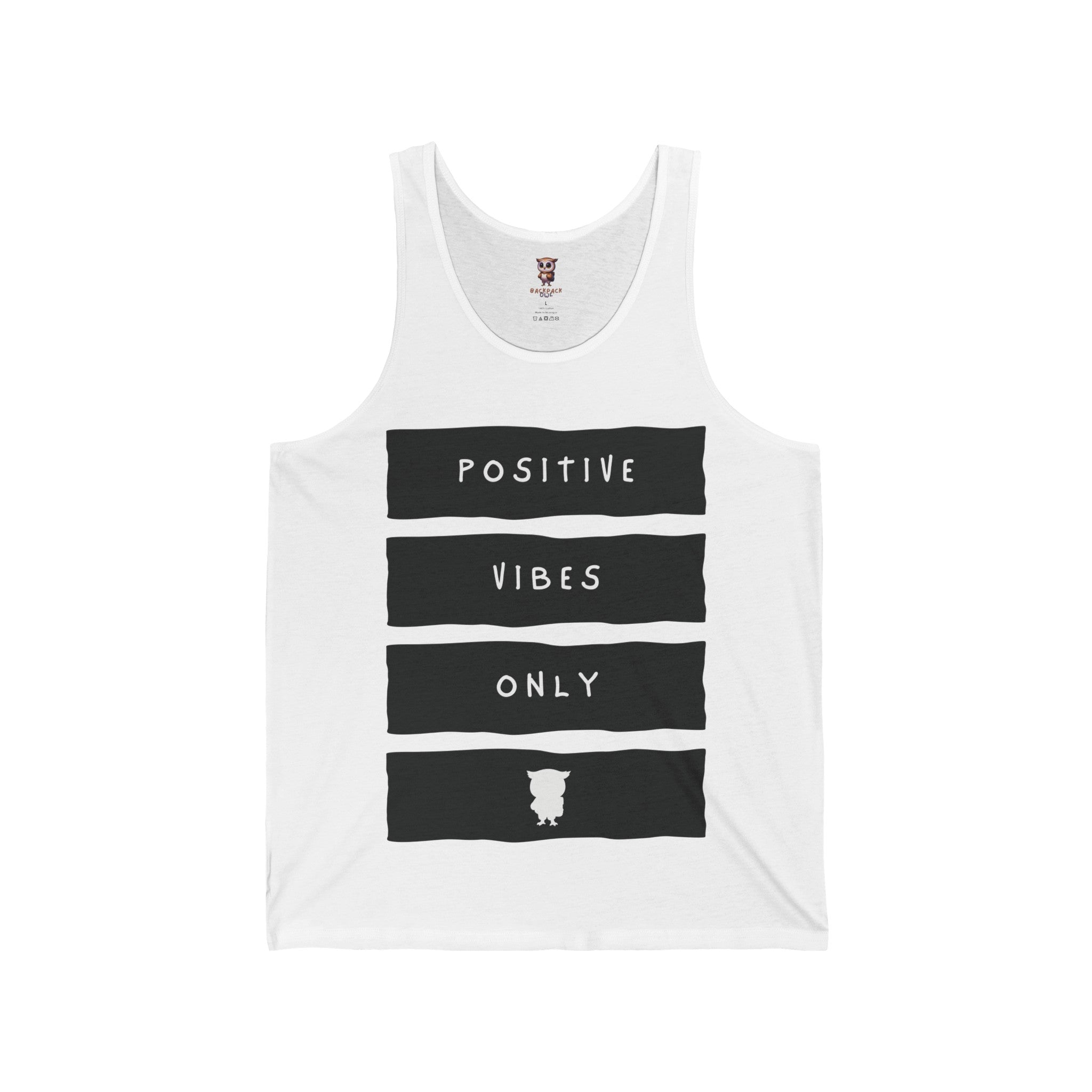 Vibes positives uniquement - Réservoir jersey unisexe