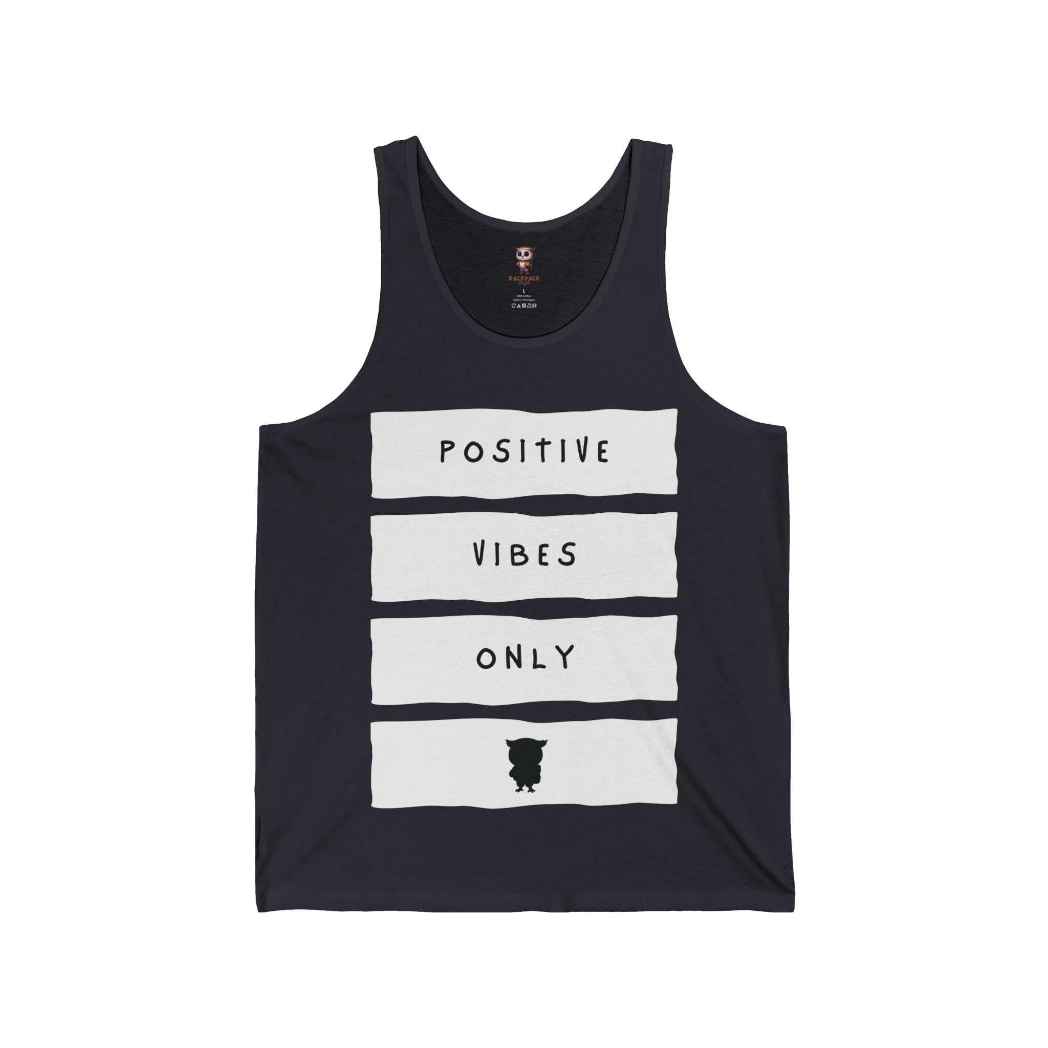Vibes positives uniquement - Réservoir jersey unisexe