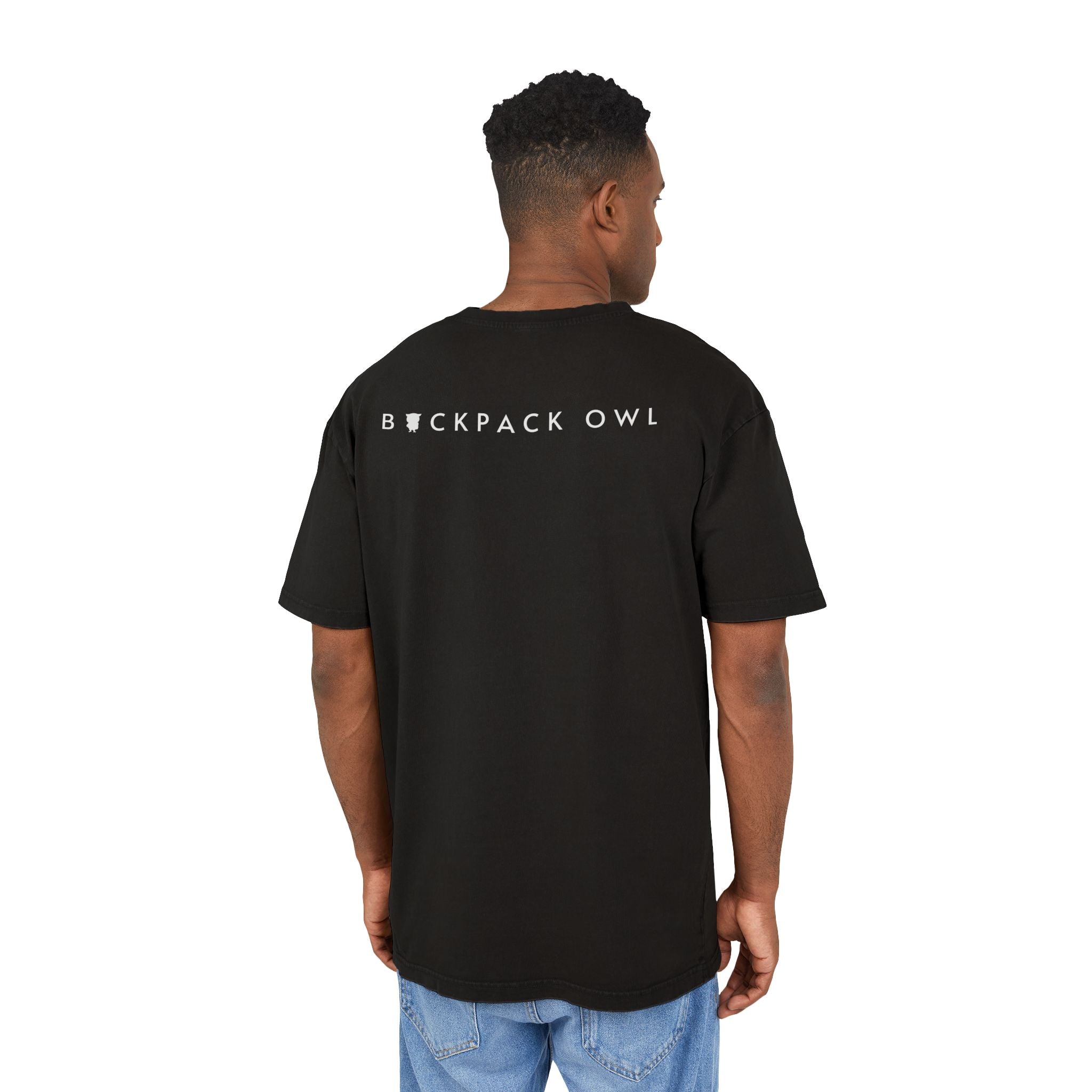 Backpack Owl UNBOTHERED Acid Washed Oversize Tee
