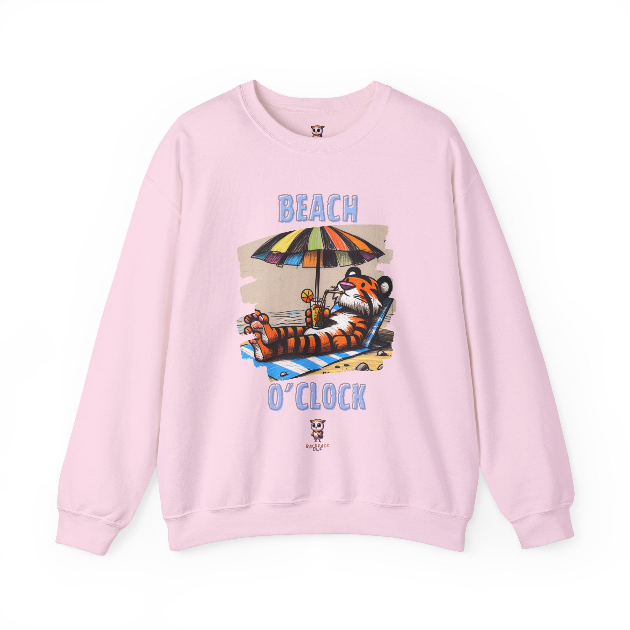 Beach O'Clock - Sweat-shirt unisexe à col rond Heavy Blend™