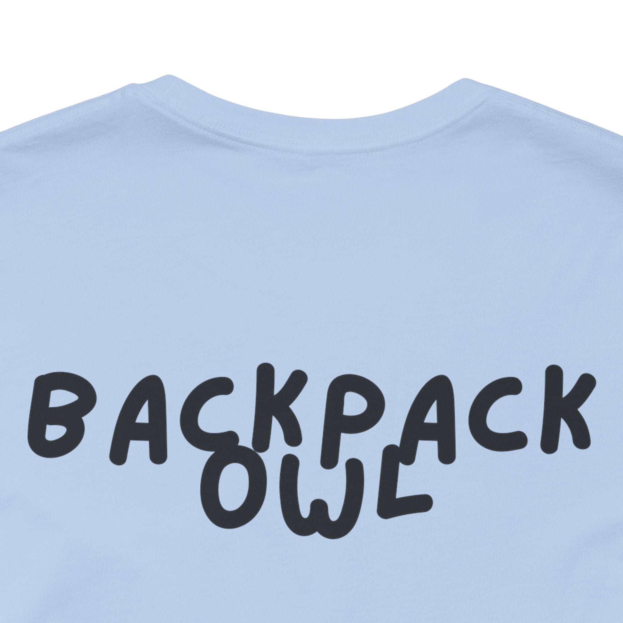 Silhouette Owl - Tee-shirt à manches courtes en jersey unisexe