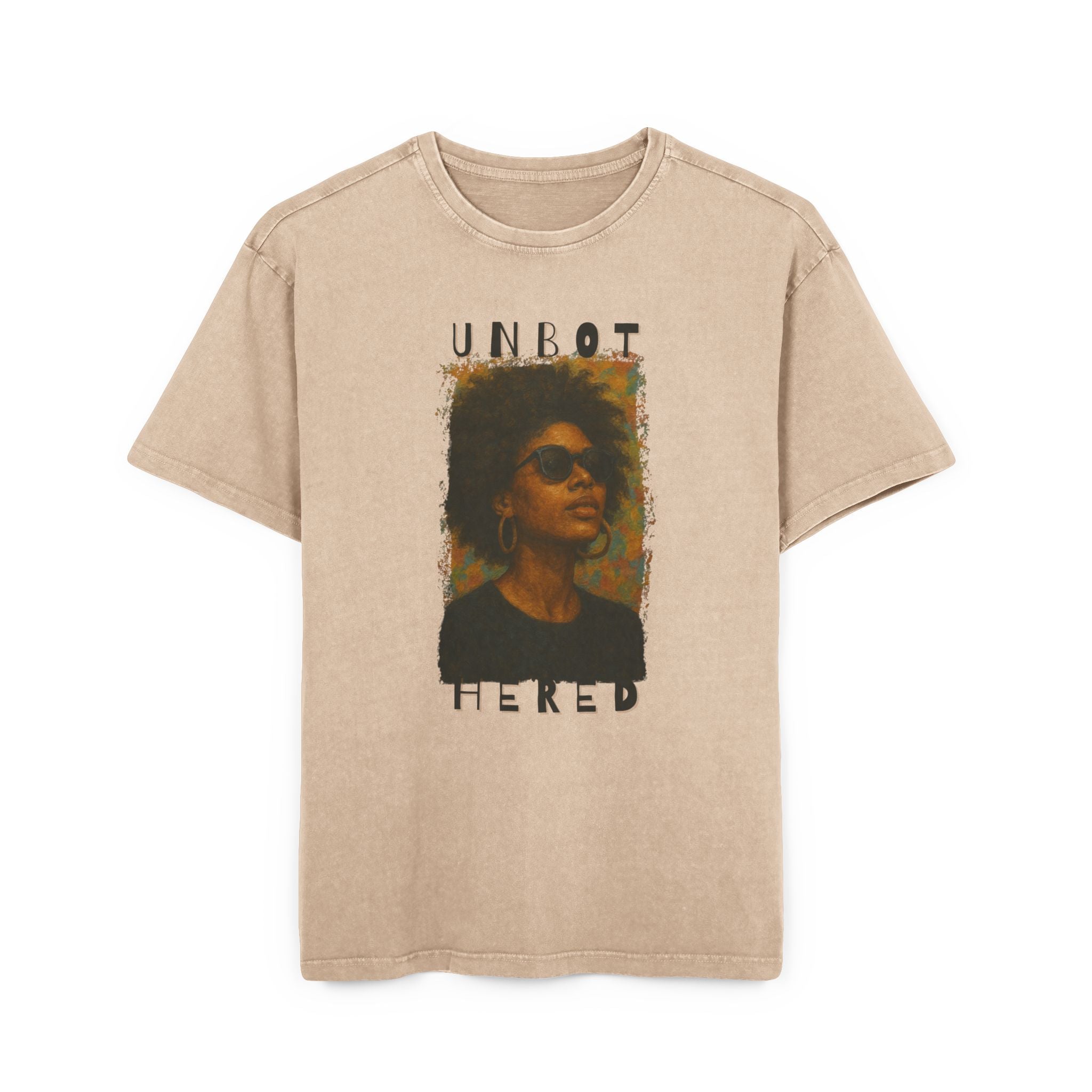 Backpack Owl UNBOTHERED Acid Washed Oversize Tee