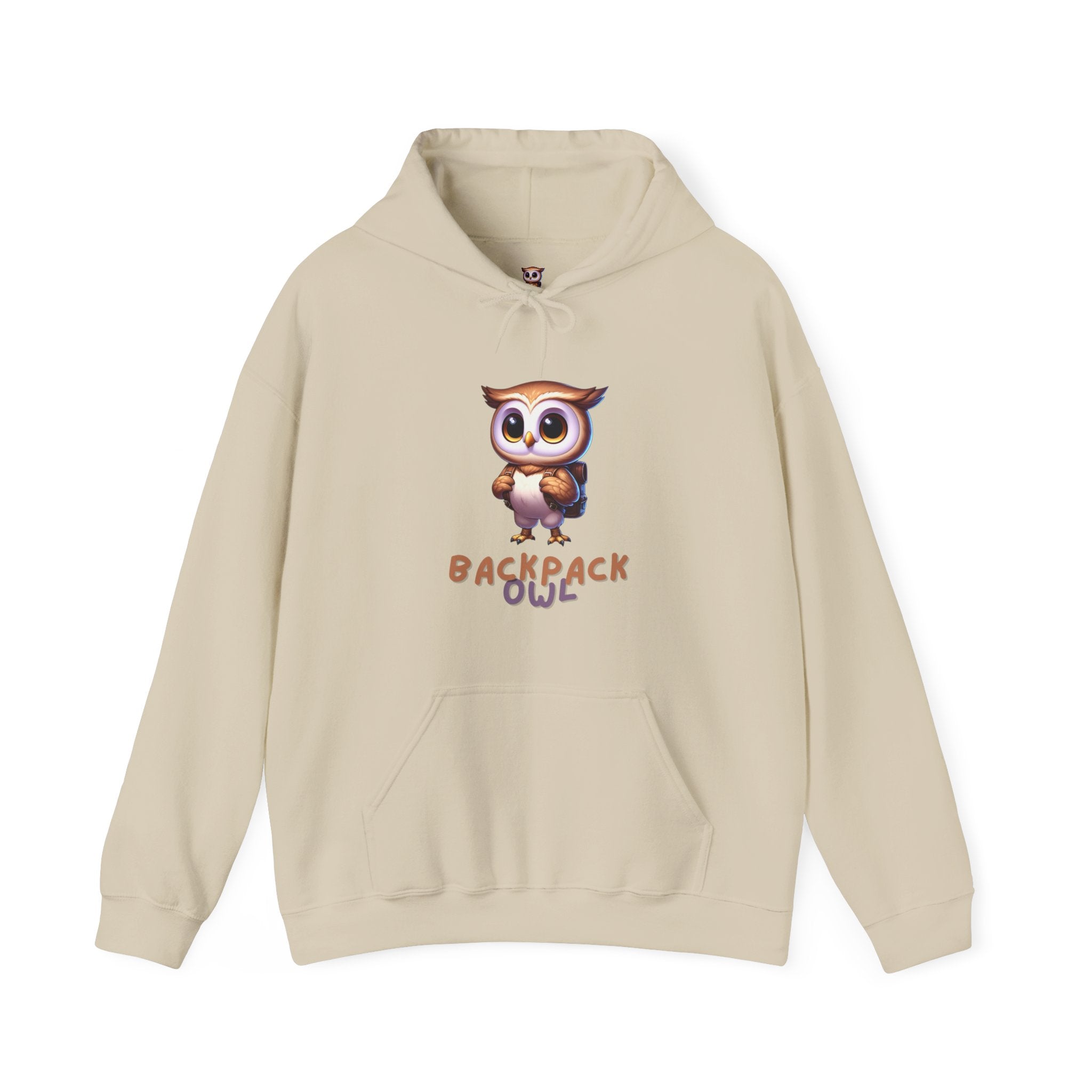 Sweat-shirt à capuche Original Simple Backpack Owl Unisex Heavy Blend™