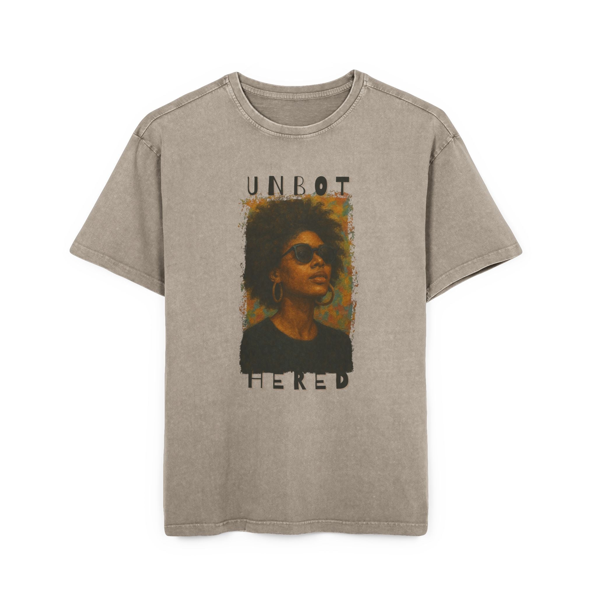 Backpack Owl UNBOTHERED Acid Washed Oversize Tee