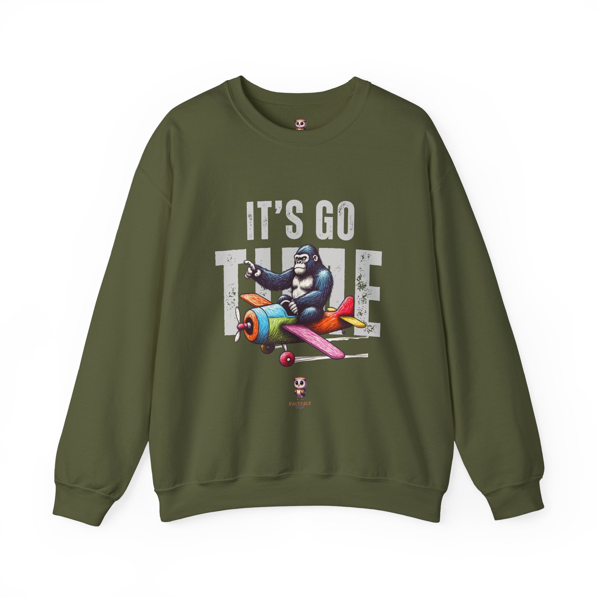 C’est l’heure - Sweat-shirt unisexe Heavy Blend™ Crewneck