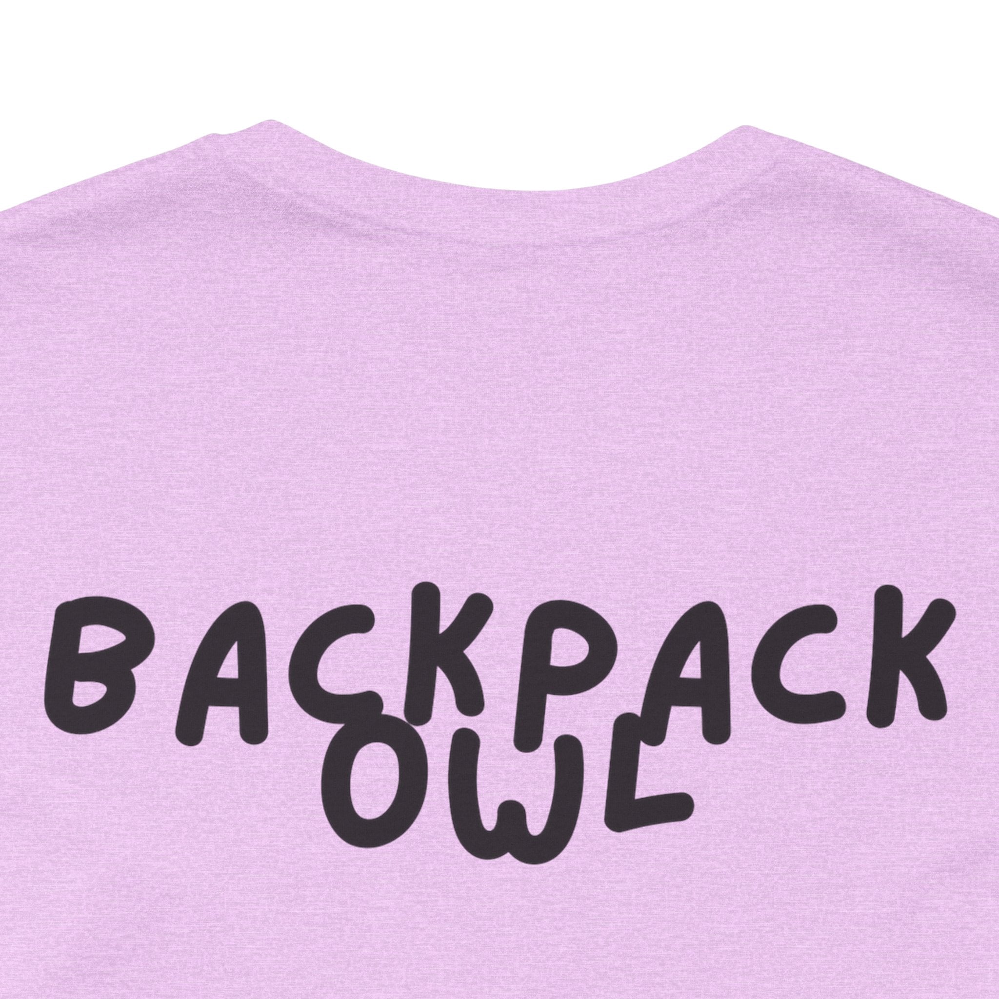 Silhouette Owl - Tee-shirt à manches courtes en jersey unisexe