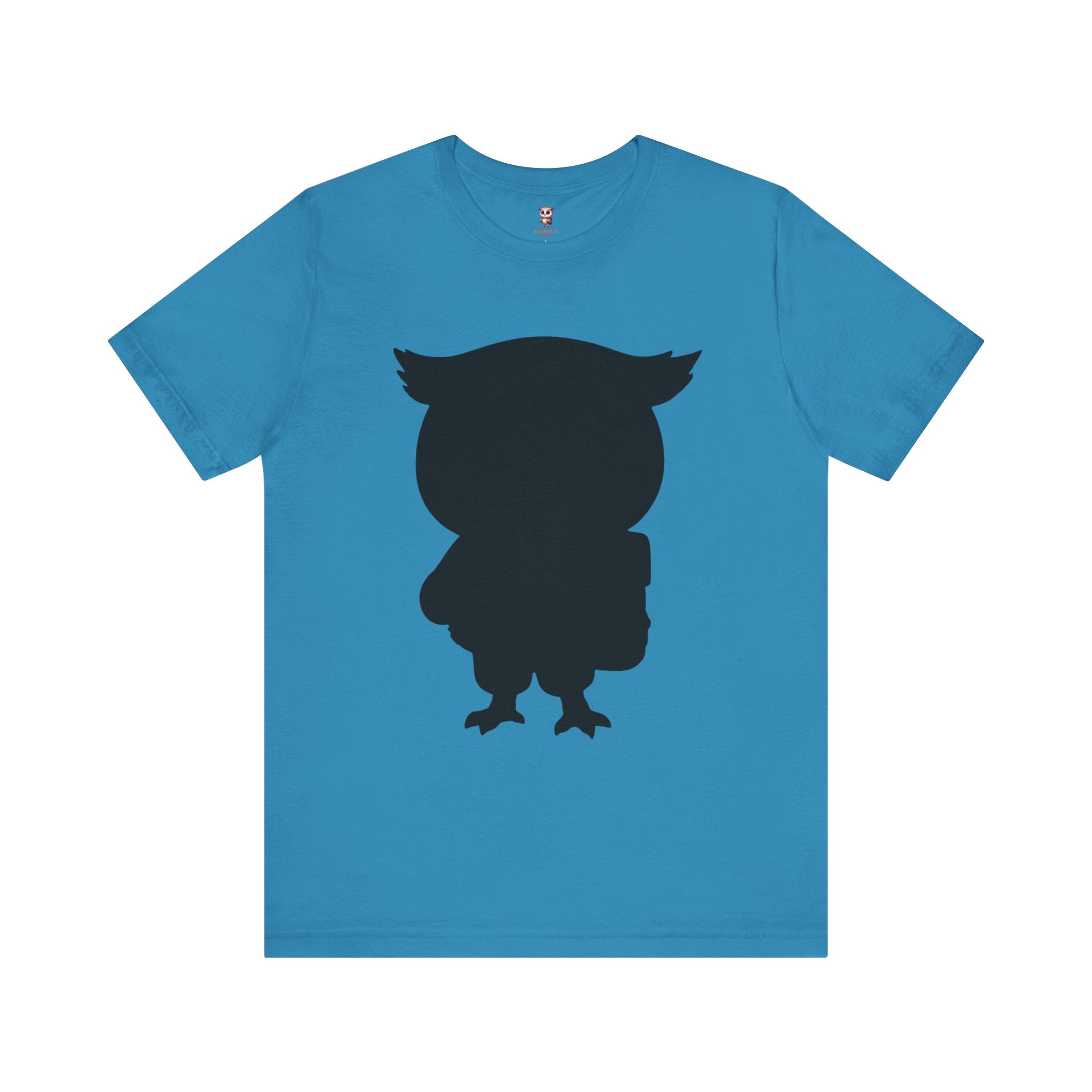 Silhouette Owl - Tee-shirt à manches courtes en jersey unisexe