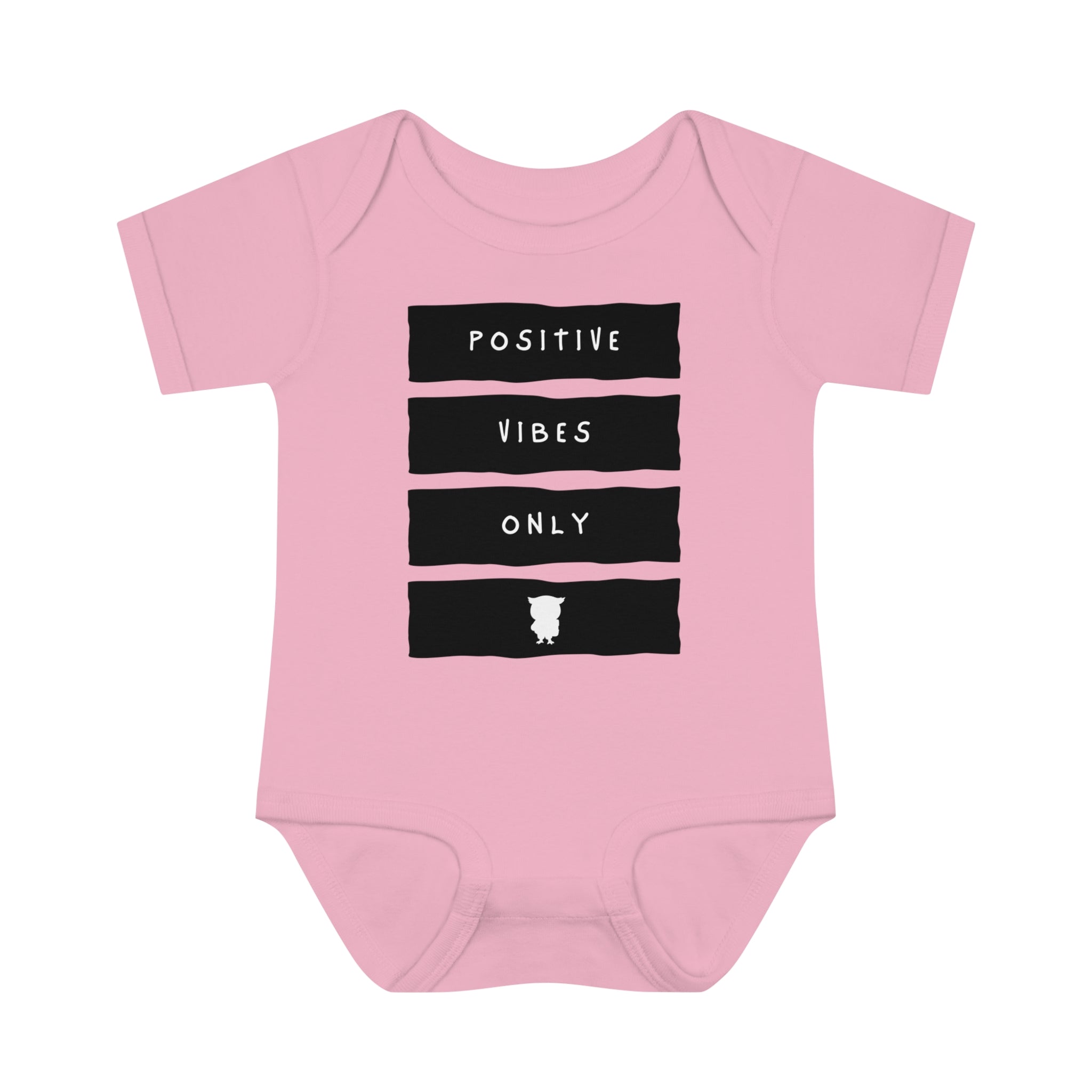 Positive Vibes Only - Body côtelé pour nourrissons et bébés