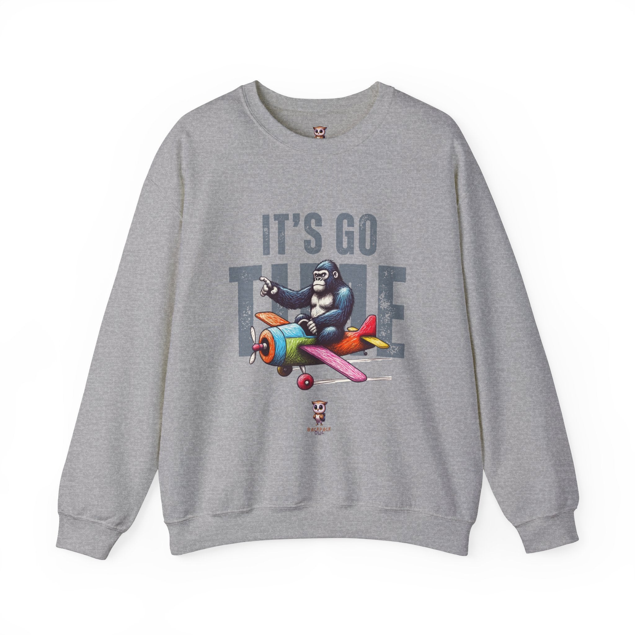 C’est l’heure - Sweat-shirt unisexe Heavy Blend™ Crewneck