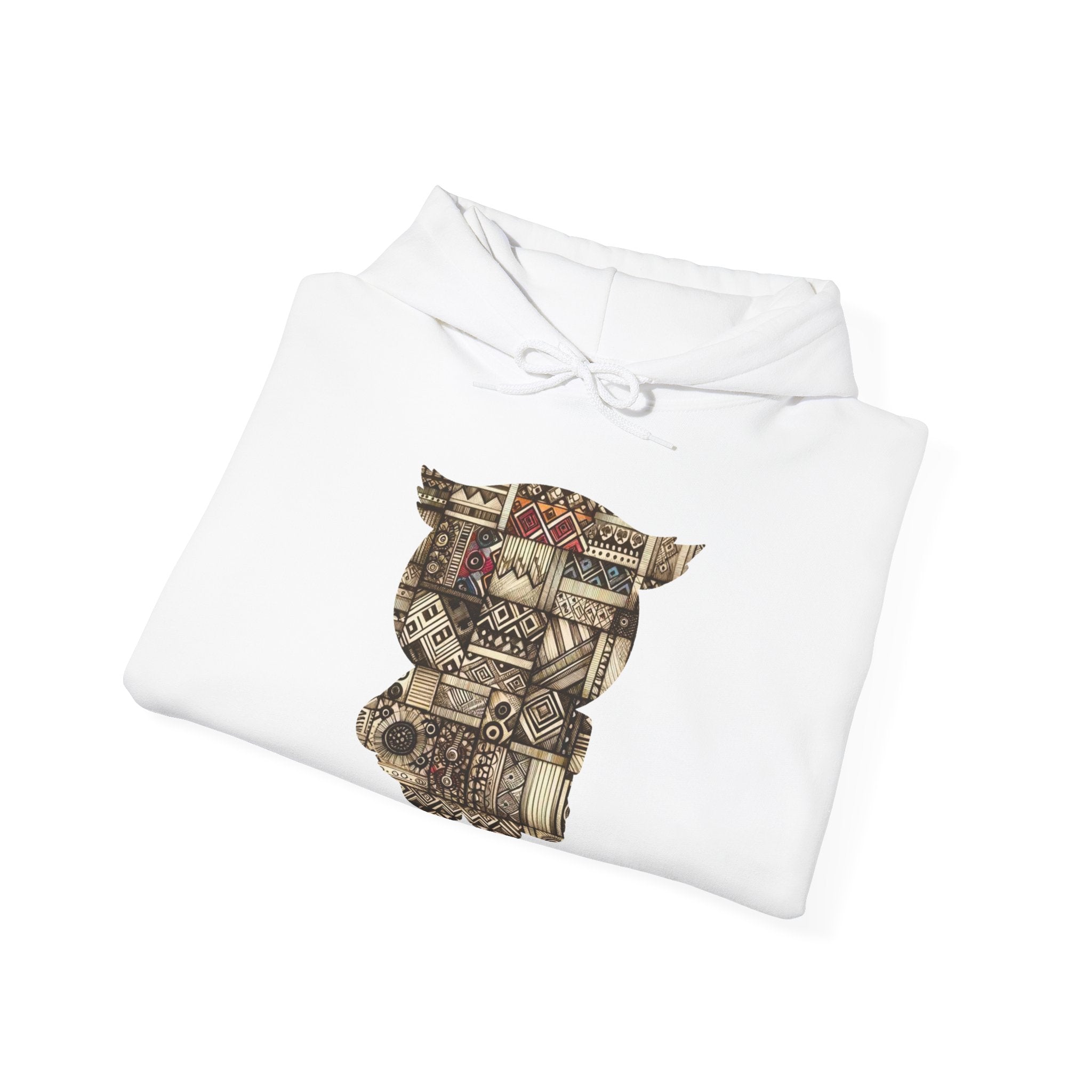 Hibou tribal en édition limitée - Sweat-shirt à capuche unisexe Heavy Blend™