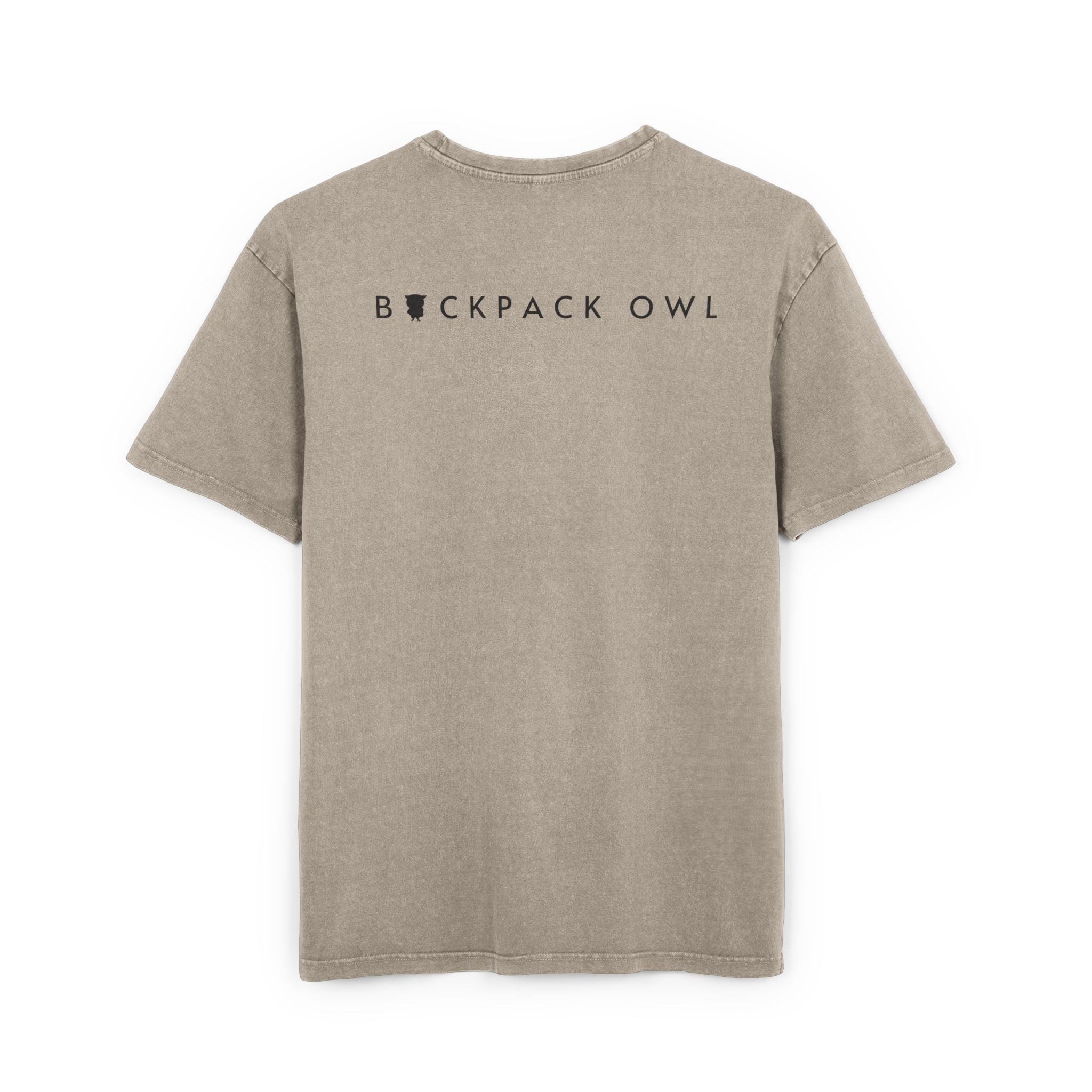 Backpack Owl UNBOTHERED Acid Washed Oversize Tee