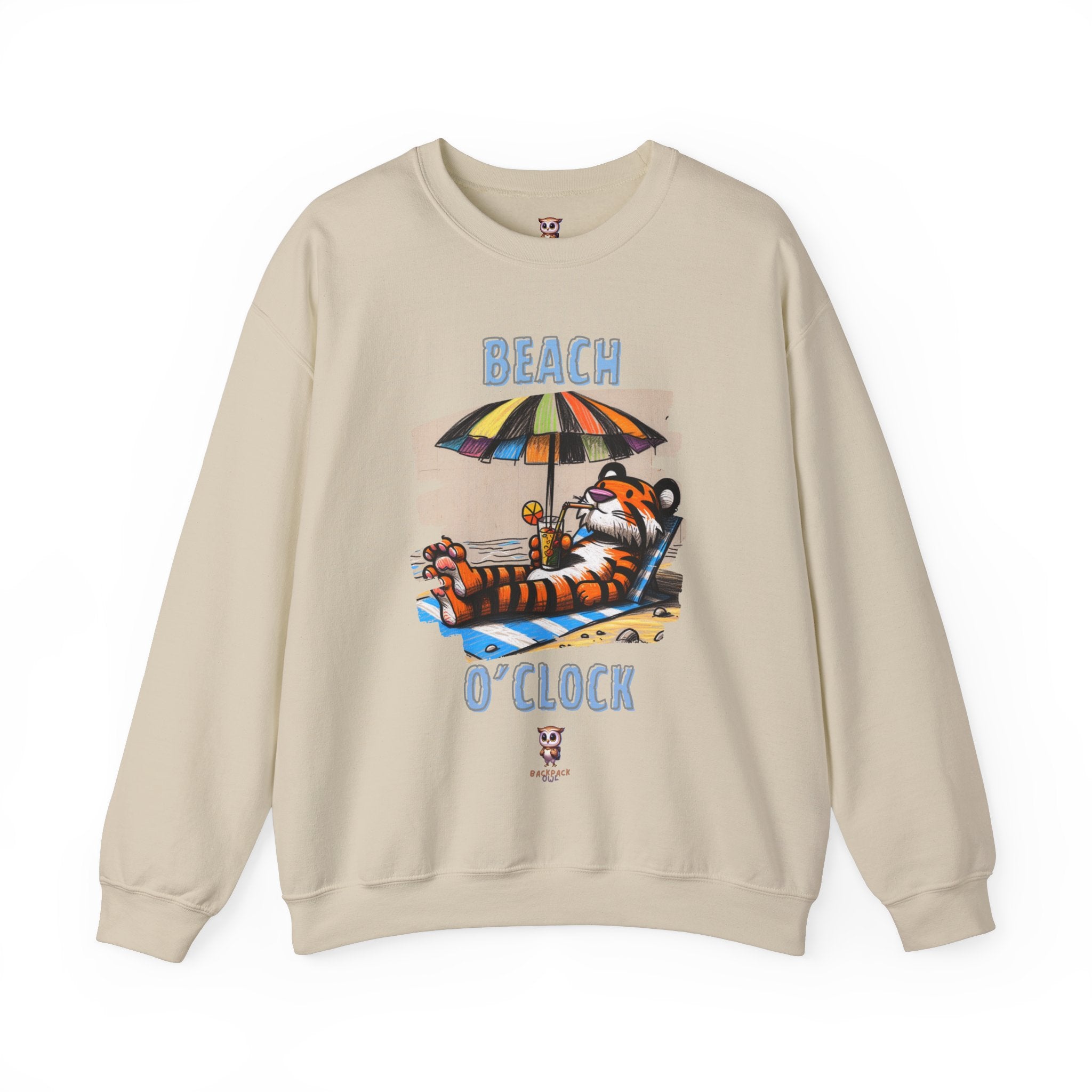 Beach O'Clock - Sweat-shirt unisexe à col rond Heavy Blend™
