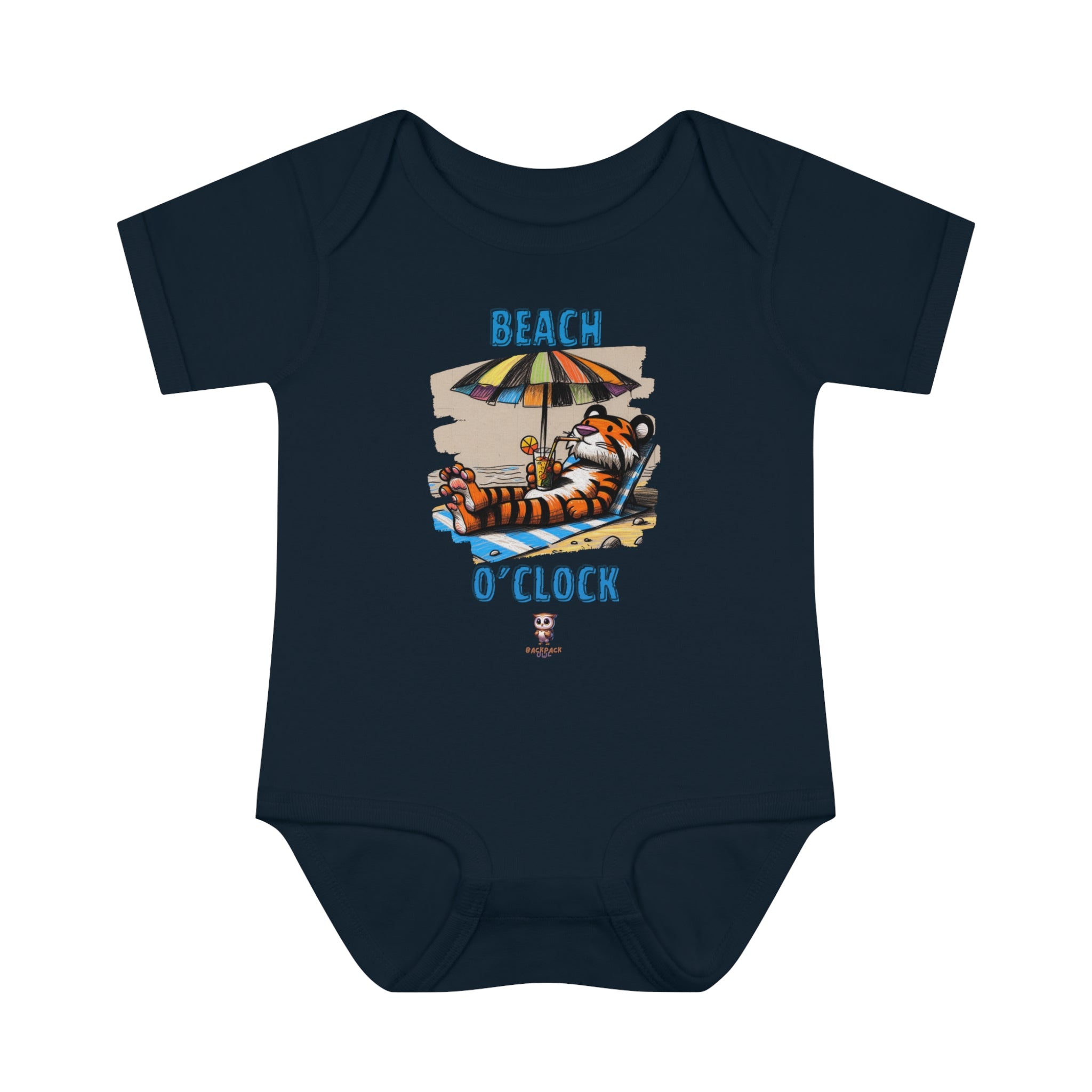 Beach O'Clock - Body côtelé pour nourrissons et bébés