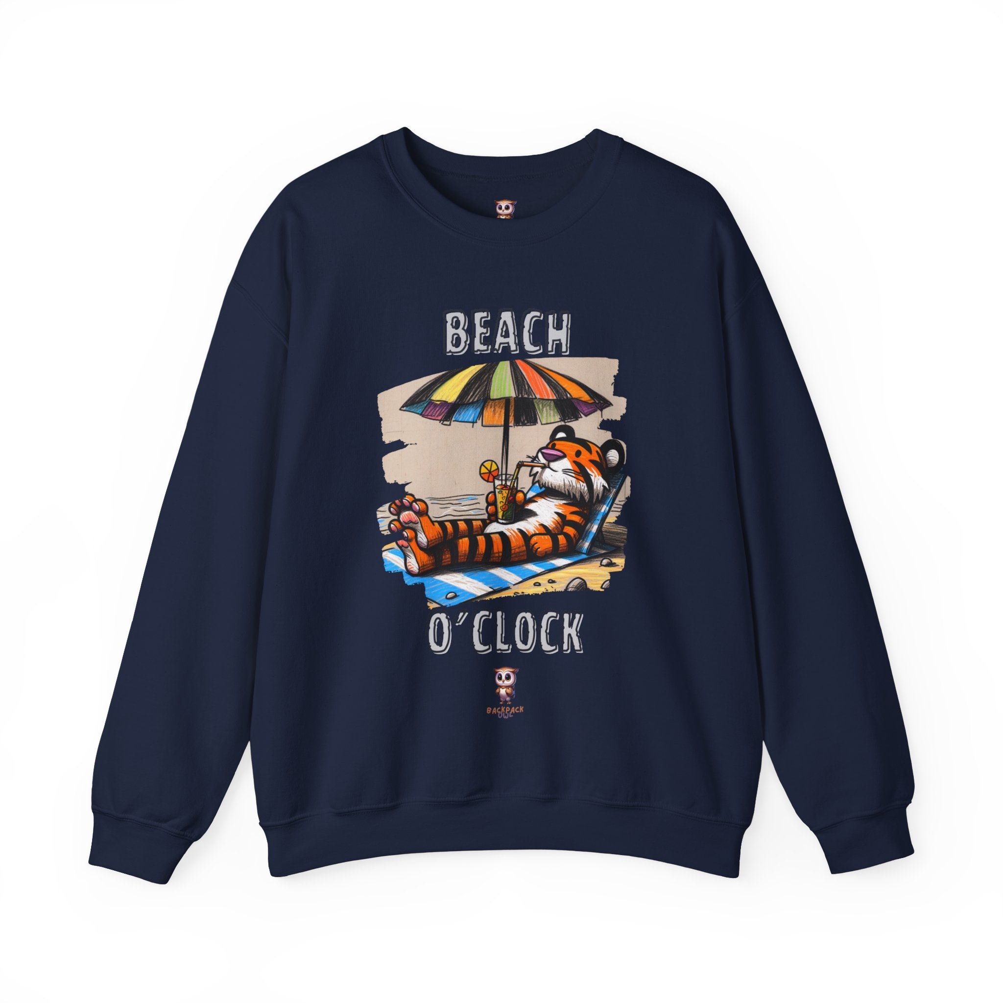 Beach O'Clock - Sweat-shirt unisexe à col rond Heavy Blend™