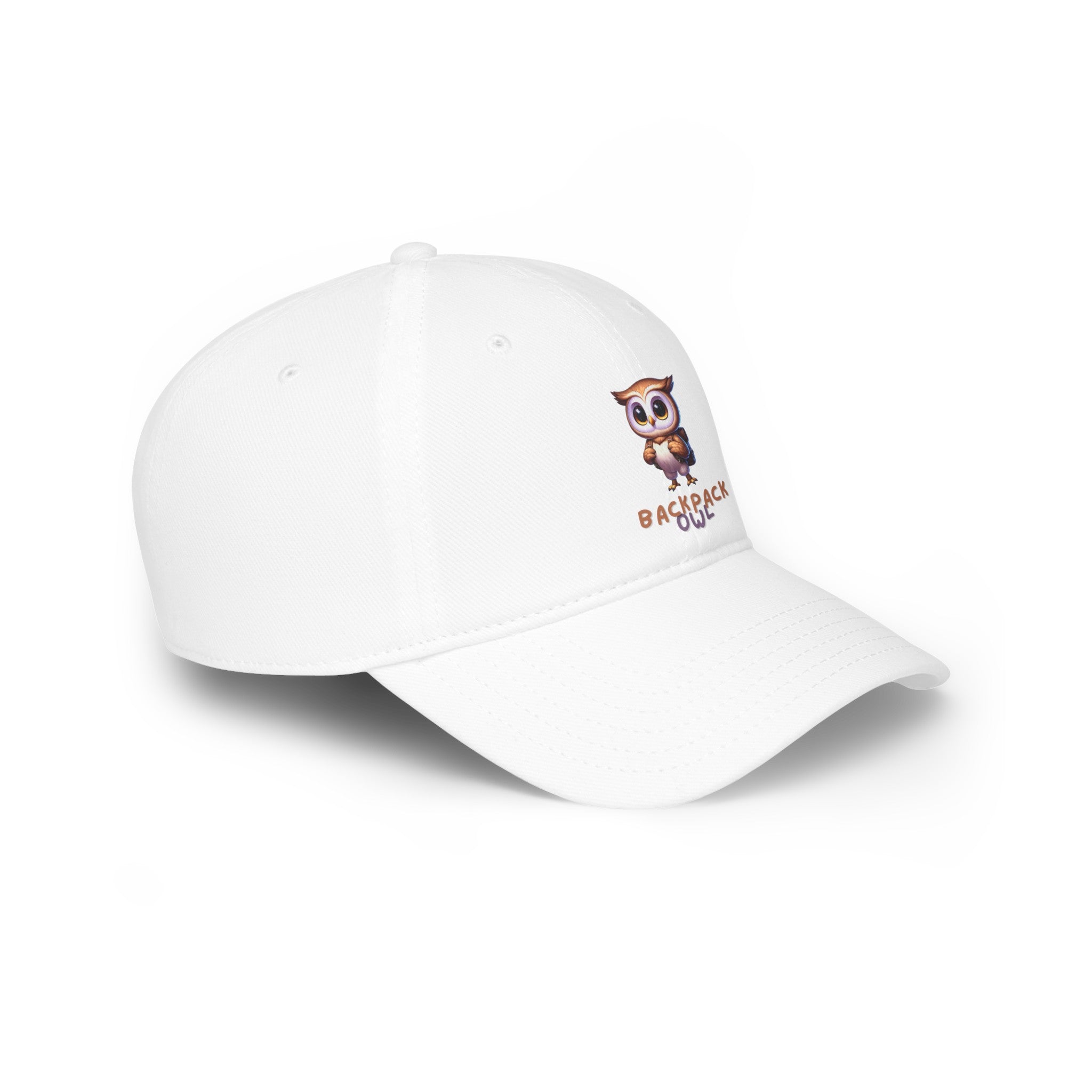 Casquette de baseball à profil bas en forme de hibou, sac à dos simple original