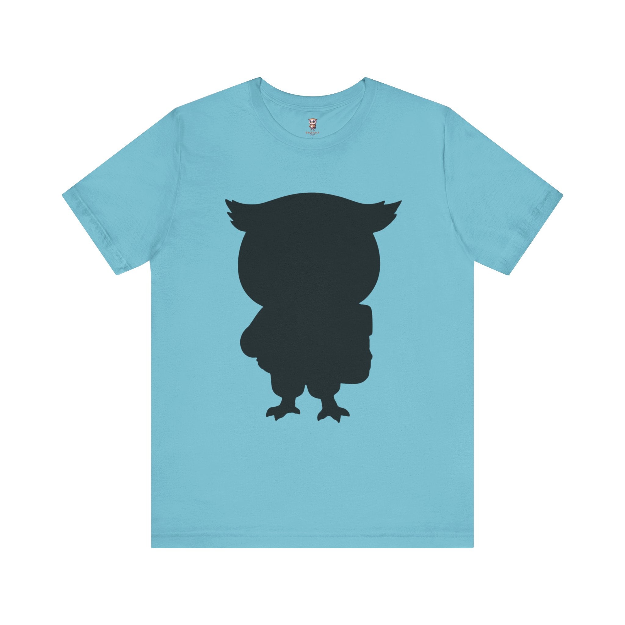 Silhouette Owl - Tee-shirt à manches courtes en jersey unisexe