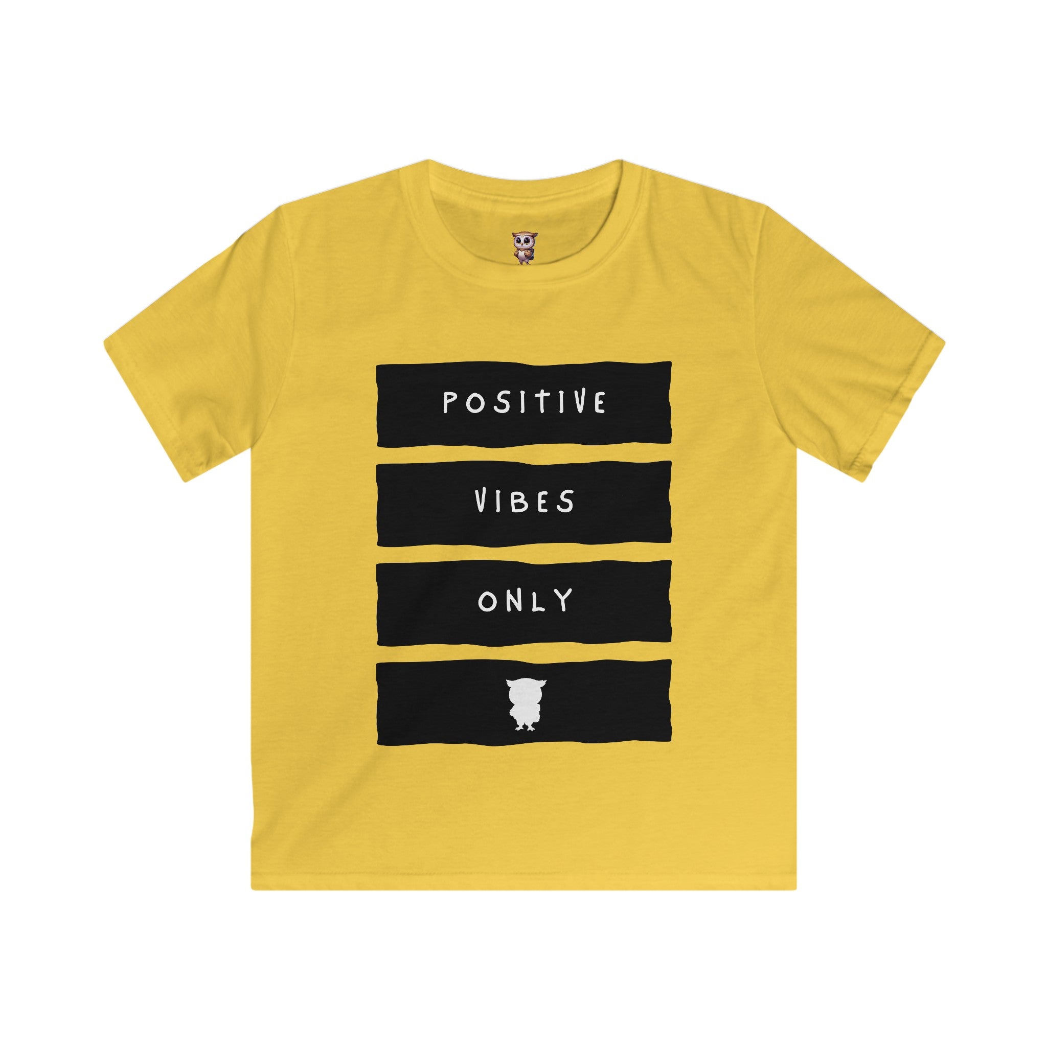 Positive Vibes Only - Kids Softstyle Tee