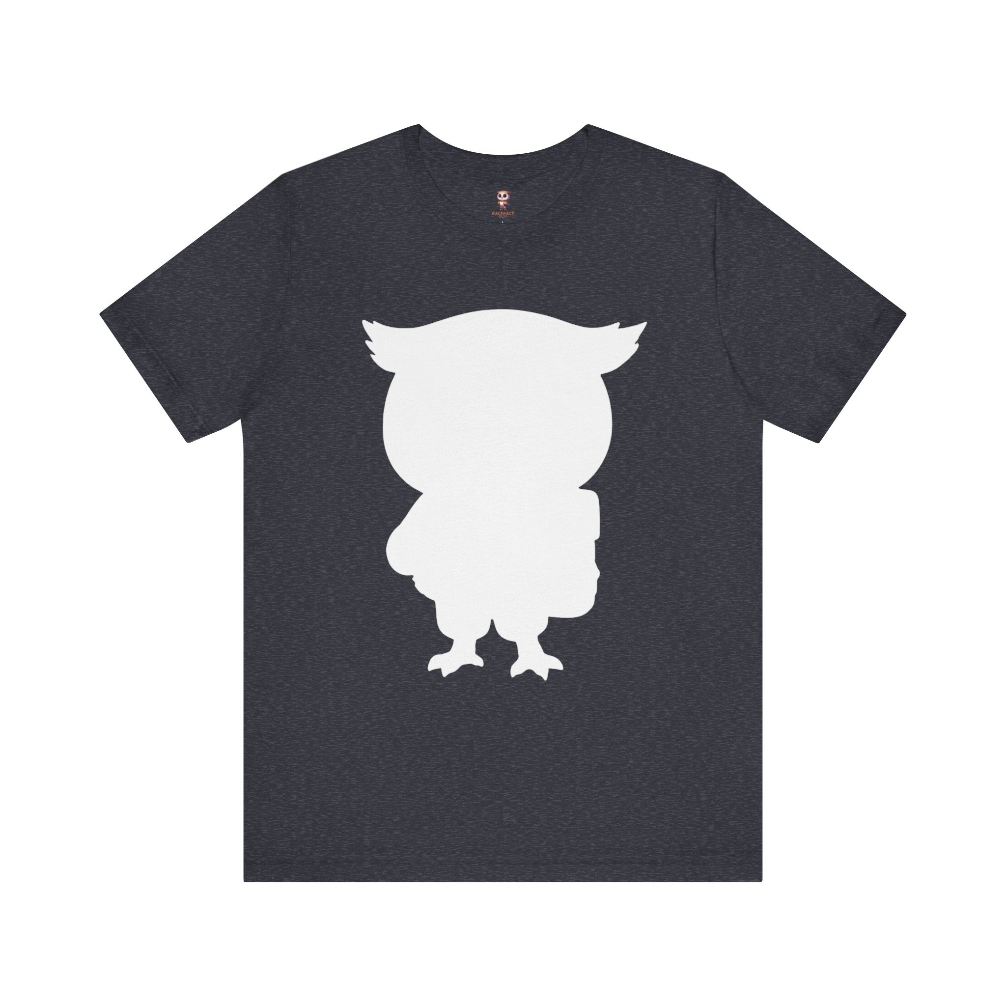 Silhouette Owl - Tee-shirt à manches courtes en jersey unisexe