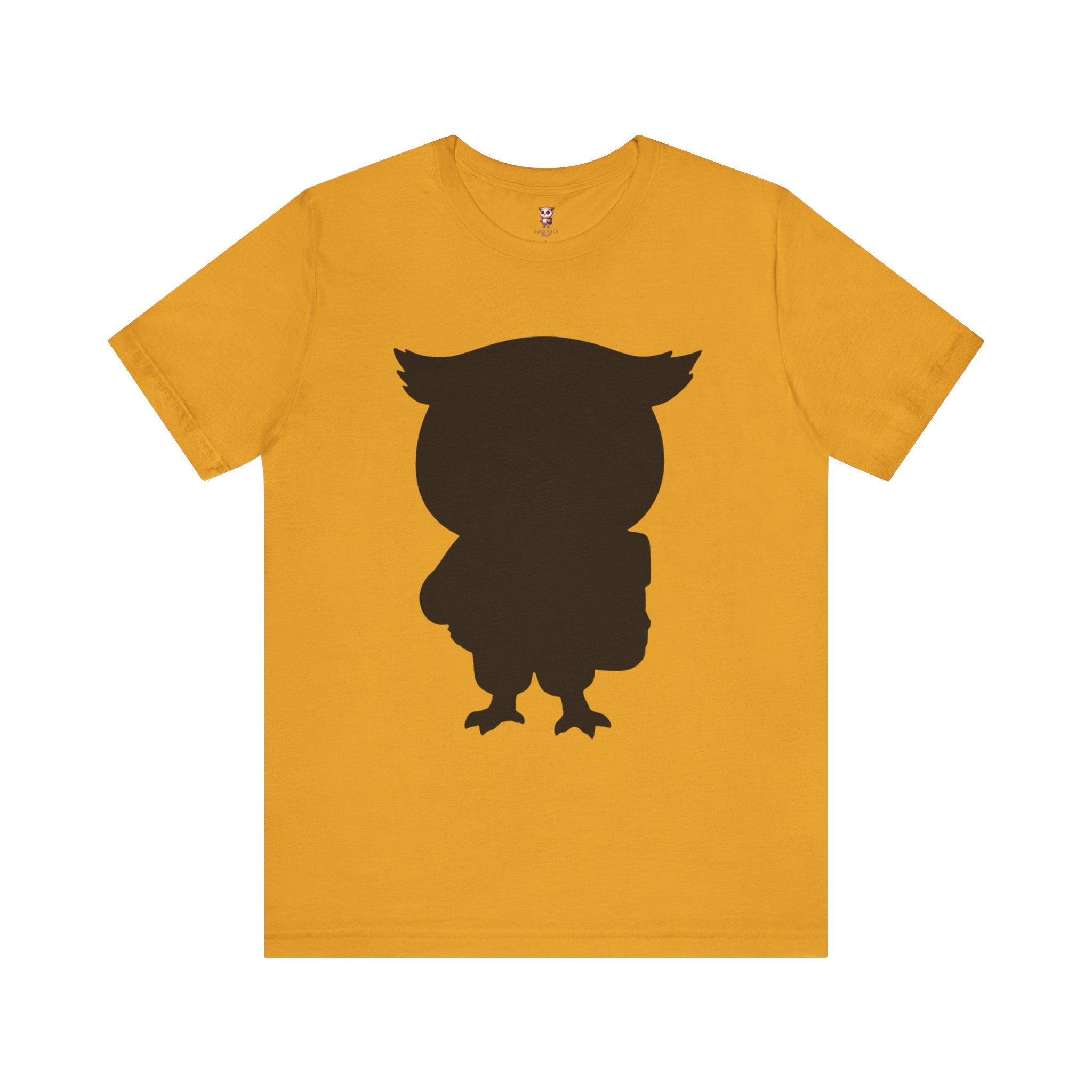 Silhouette Owl - Tee-shirt à manches courtes en jersey unisexe
