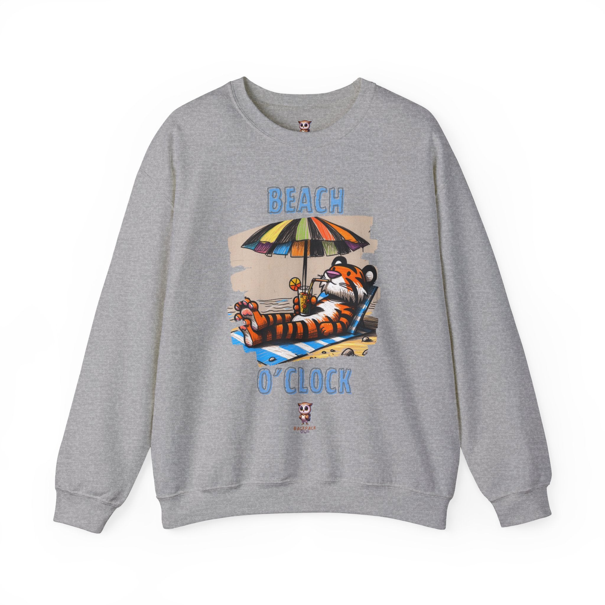 Beach O'Clock - Sweat-shirt unisexe à col rond Heavy Blend™